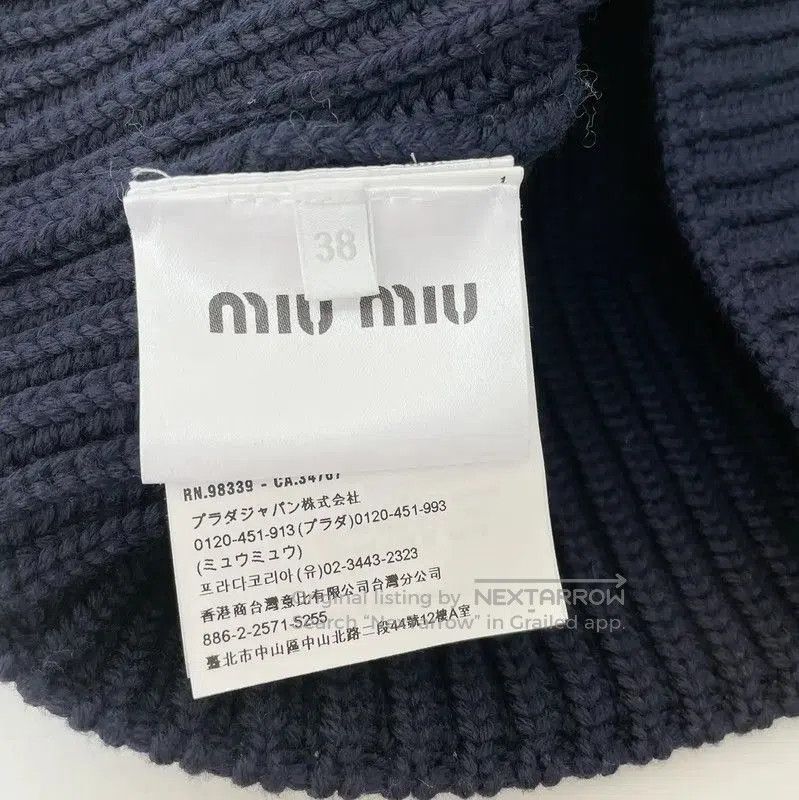 Miu Miu Miu Miu Black Wool Zip Jacket for Women . Size M / US 6-8 / IT 42-44 - 7 Thumbnail