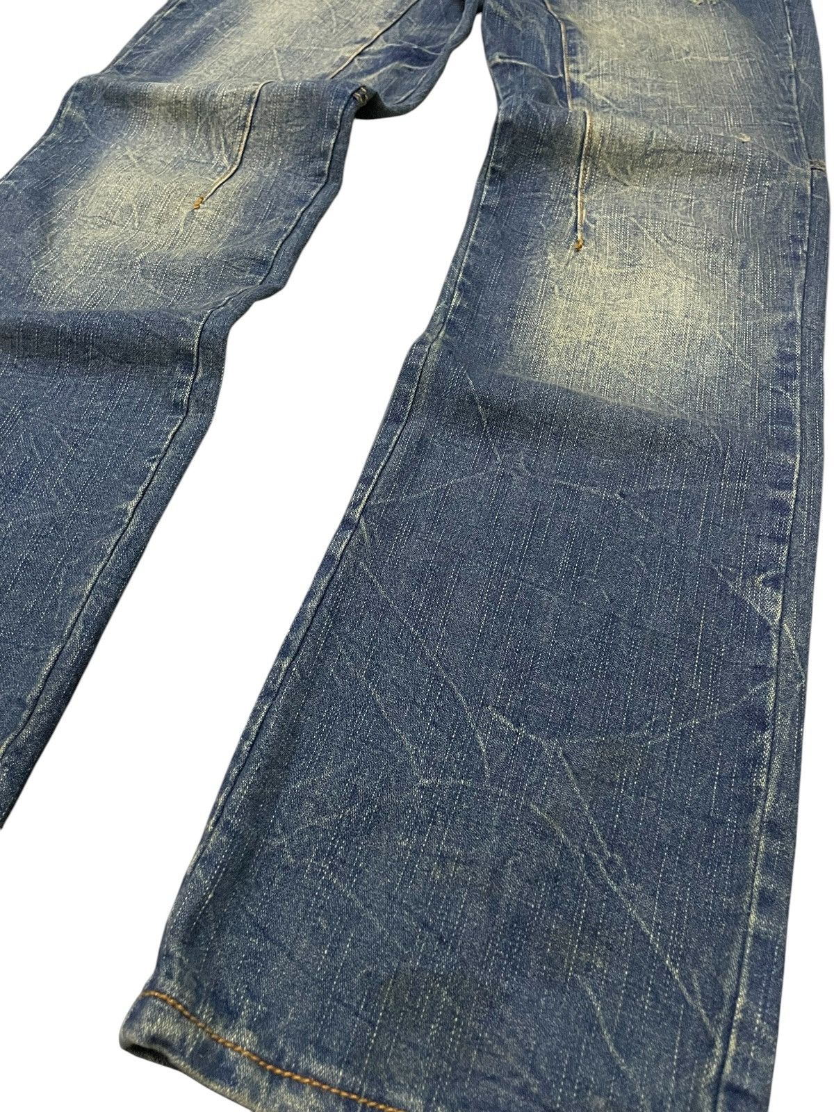 Hysteric Glamour × In The Attic × Japanese Brand In The Attic Japan Muddy Wash Honeycomb Embellished Jeans Size US 30 / EU 46 - 6 Thumbnail
