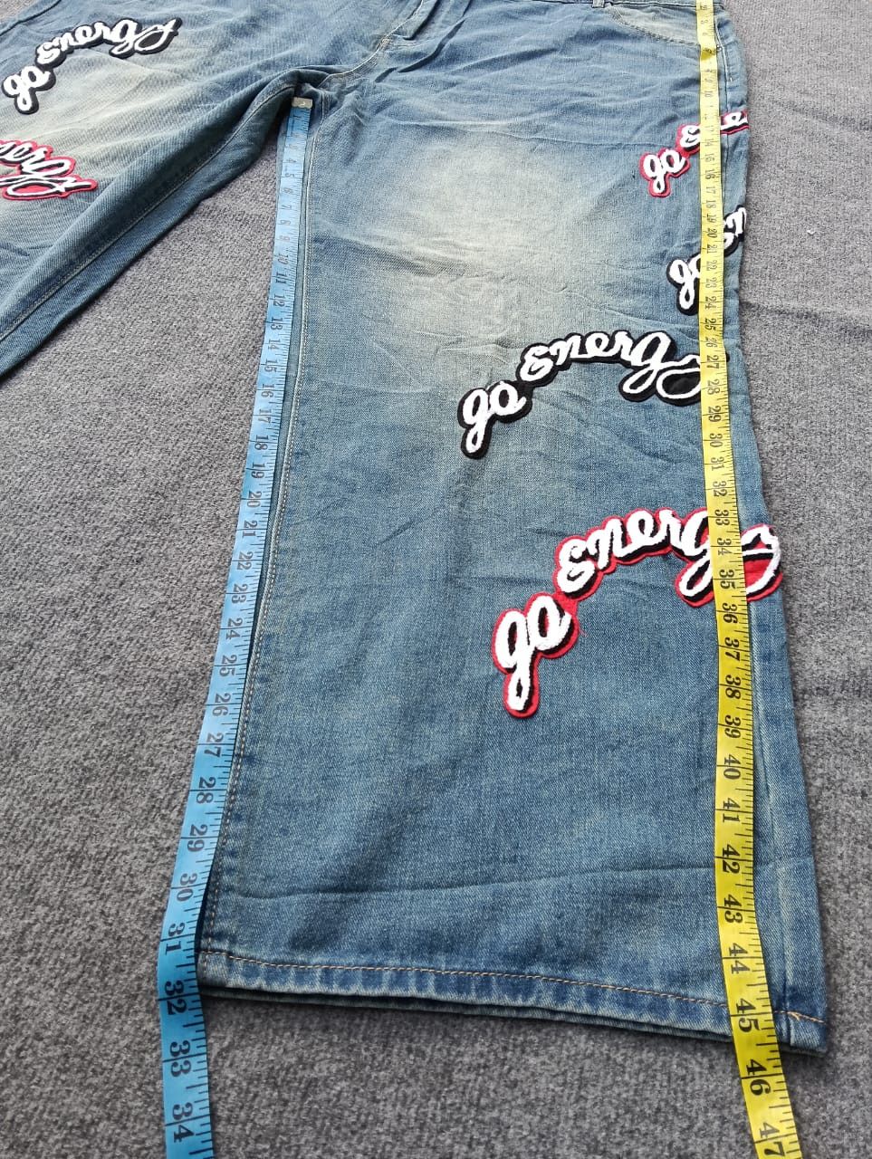 Shein Manfinity Patches Pants size 53 – bold streetwear (32) Size US 44 / EU 60 - 3 Thumbnail