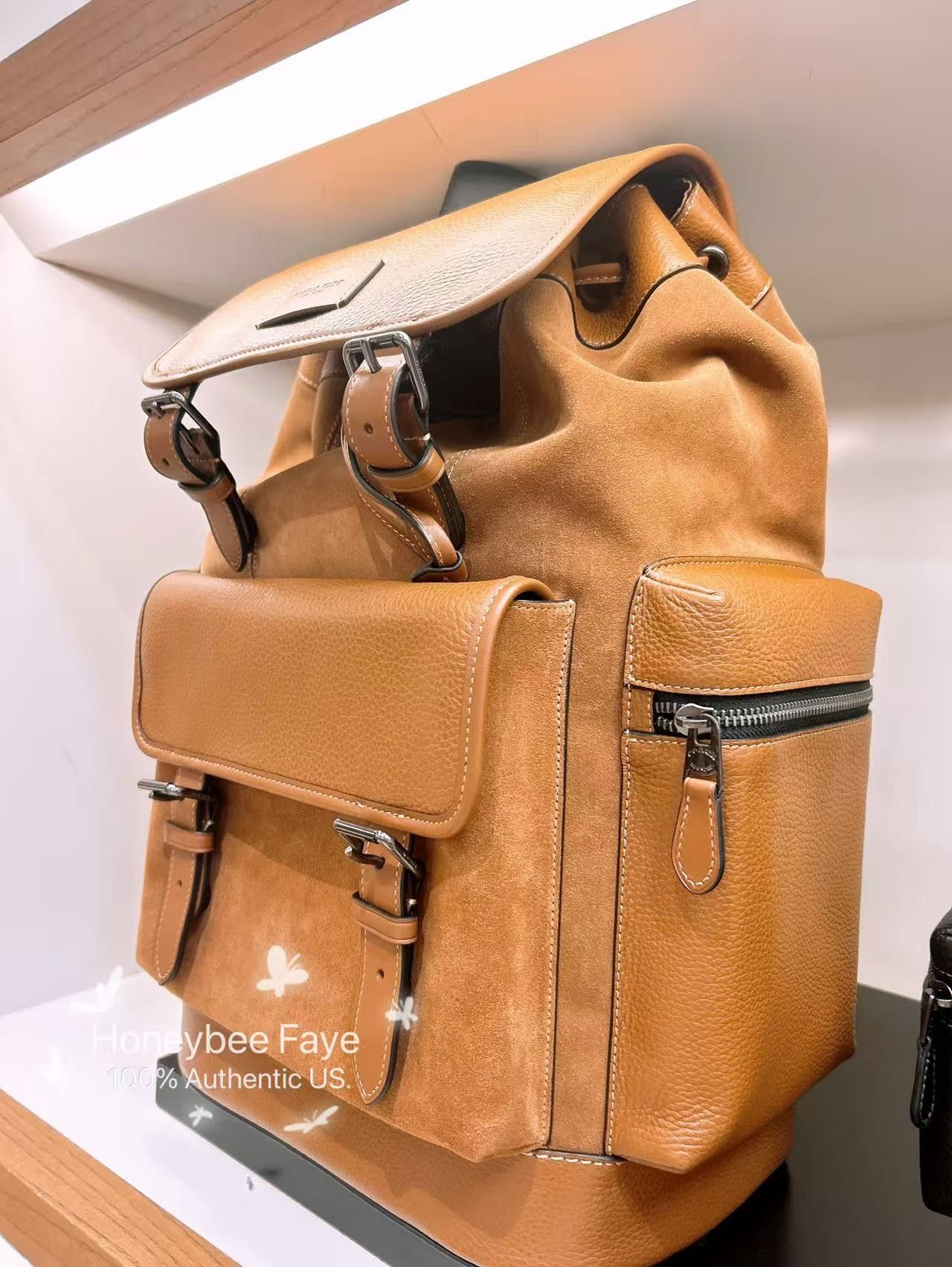 Coach NWT Coach MEN's Sprint Backpack CCG12 suede 2025 Fall🔥🔥 Size ONE SIZE - 3 Thumbnail