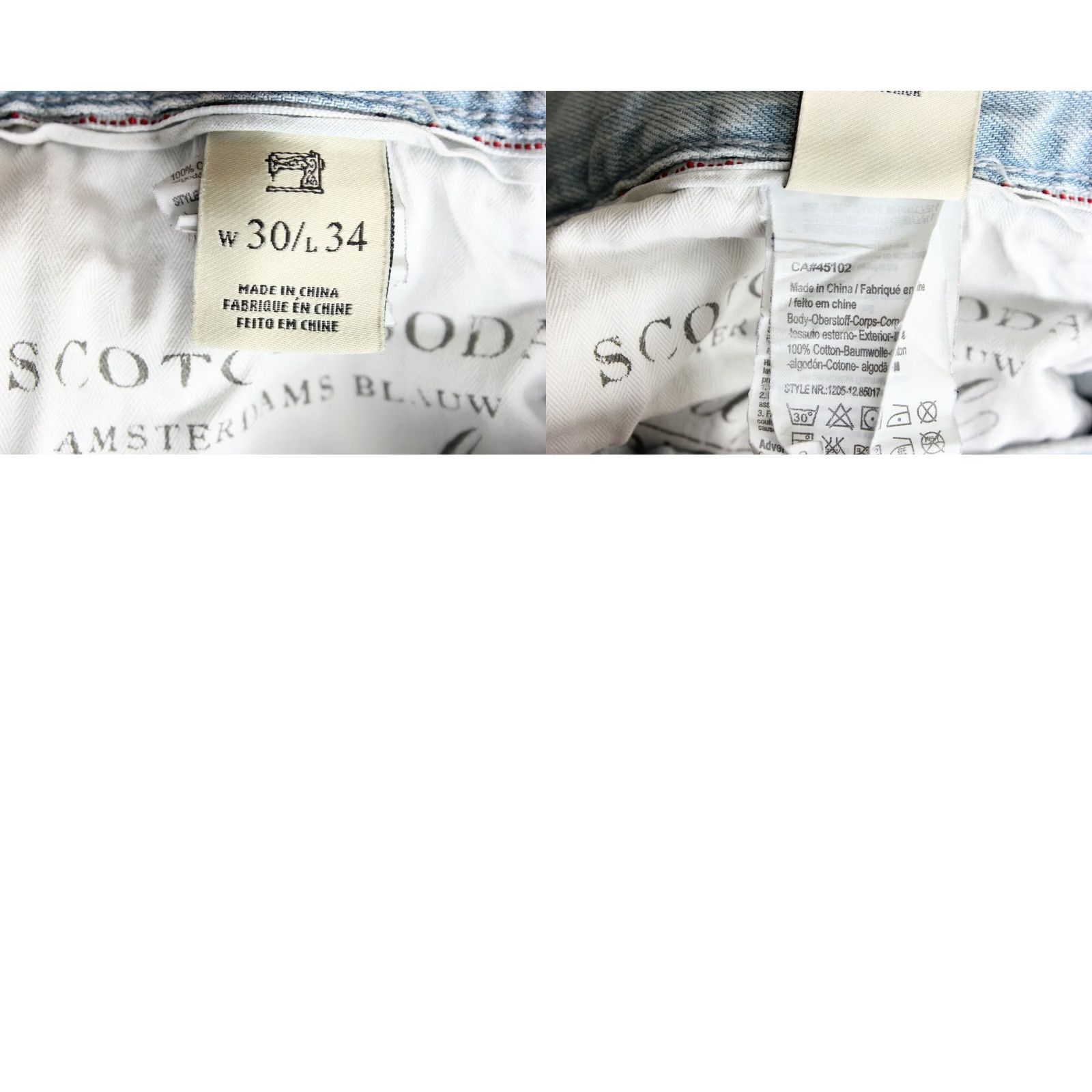 Scotch & Soda SCOTCH & SODA RALSTON Slim Jeans Men Size W30 L34 DZ834 Jeans Men's Slim Denim Blue 30 34 Slim Fit Size US 30 / EU 46 - 8 Thumbnail