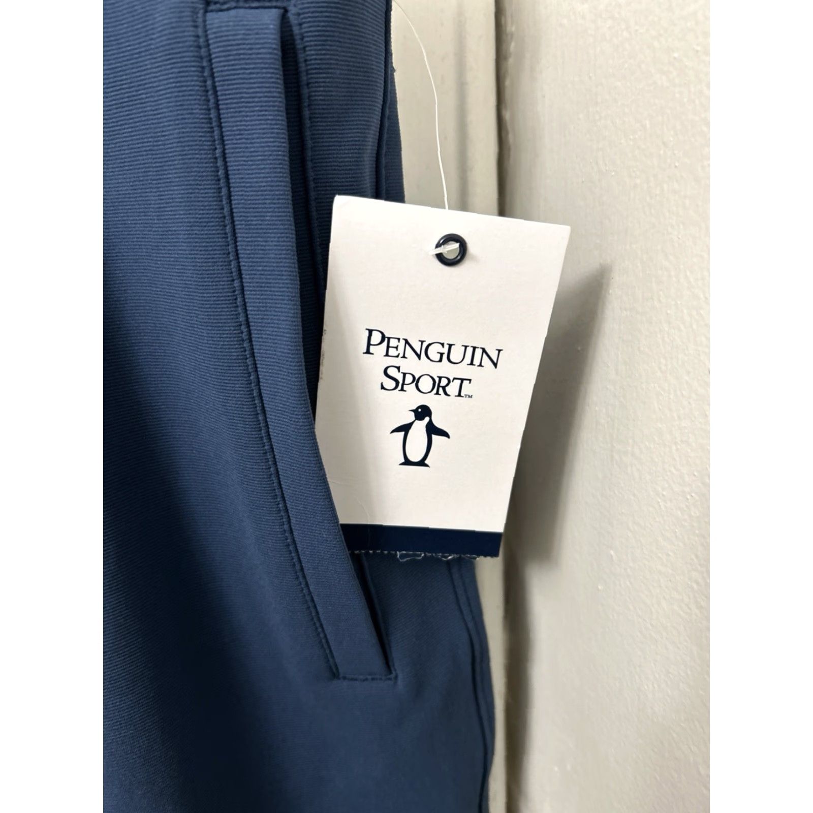 Original Penguin Original Penguin Sport Pants Mens 2XL Blue Jogger Track athletic Performance Stretch NWT Size US 39 - 5 Thumbnail