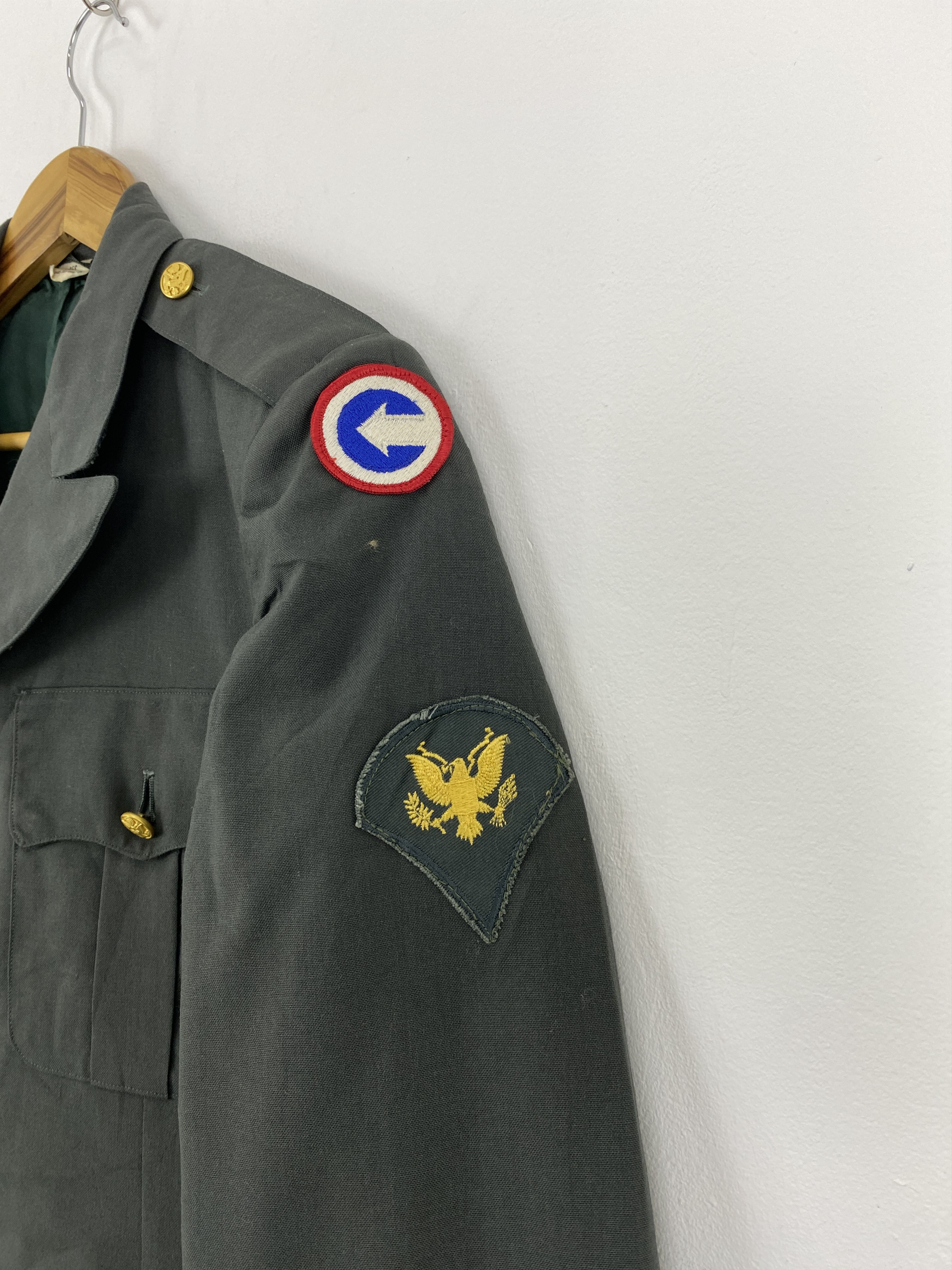 Vintage Vintage 80s US Army Military Uniform Jacket J1738 Size US S / EU 44-46 / 1 - 6 Thumbnail