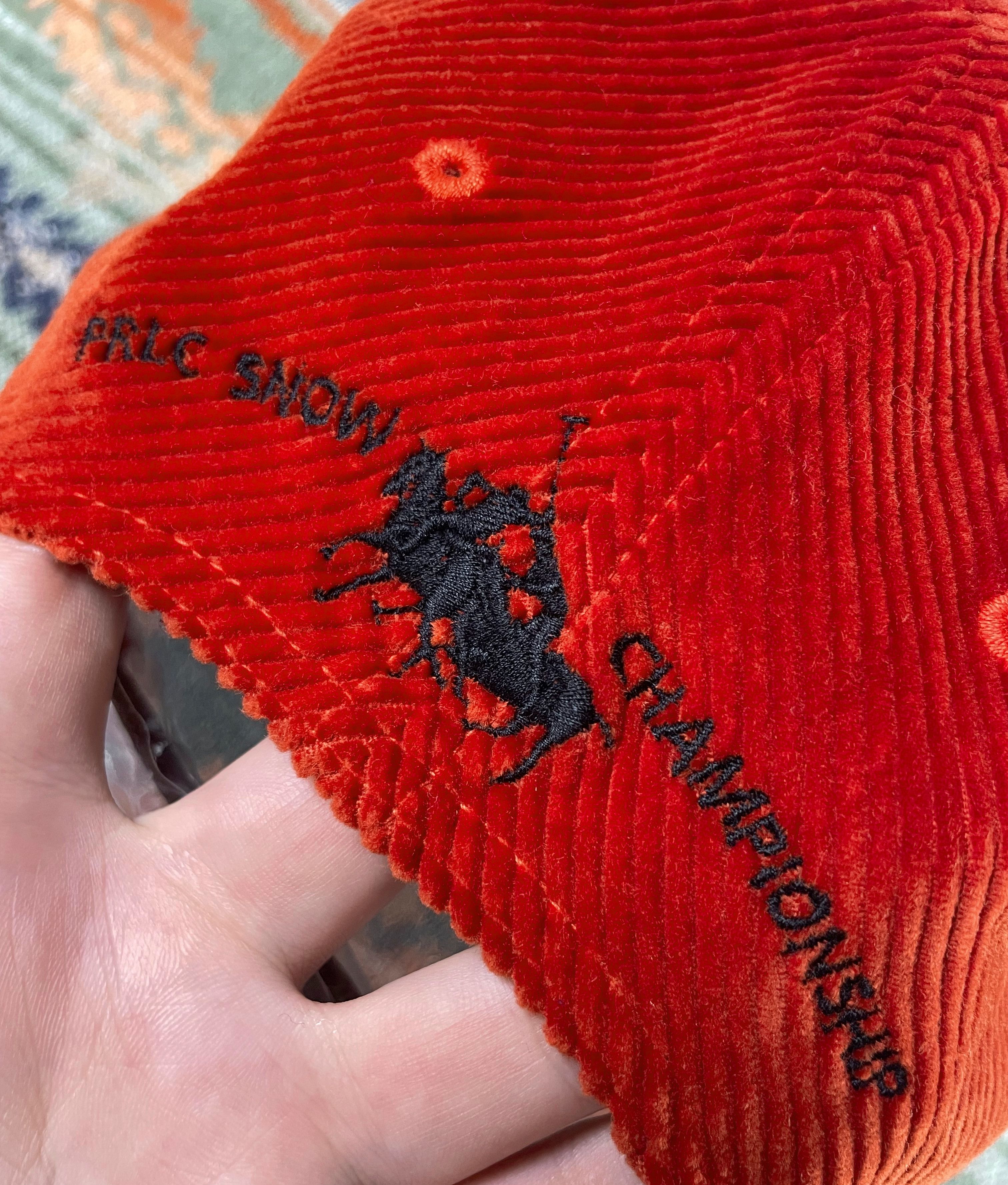 Polo Ralph Lauren Polo Ralph Lauren corduroy rare baseball hat baseball cap Size ONE SIZE - 4 Thumbnail