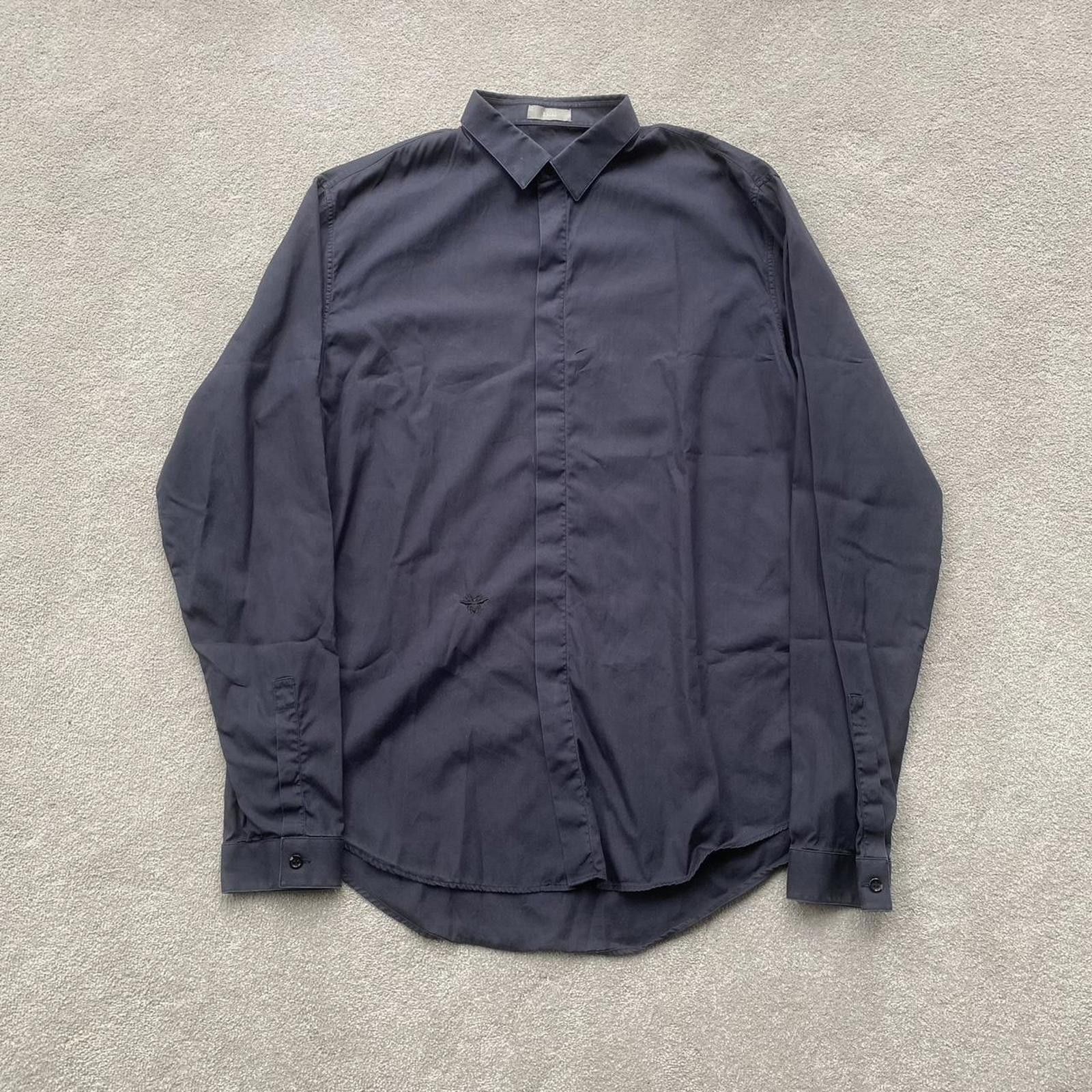 Dior Dior Homme Bee Concealed Button Up Shirt Size US M / EU 48-50 / 2 - 1 Thumbnail