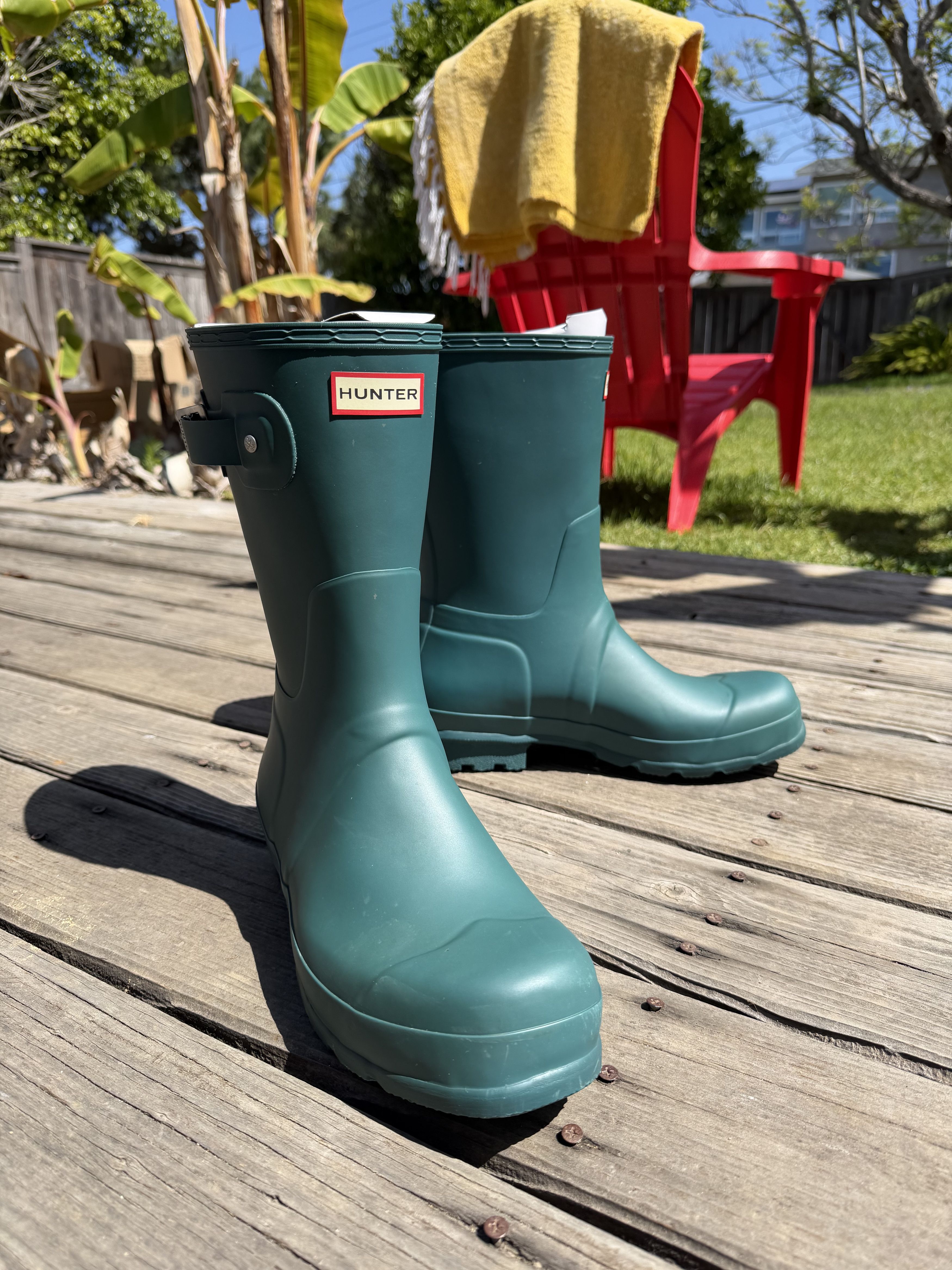 Hunter Hunter Wellies Rain Boots Mens Short Size 12 Limited Edition Size US 12 / EU 45 - 3 Thumbnail