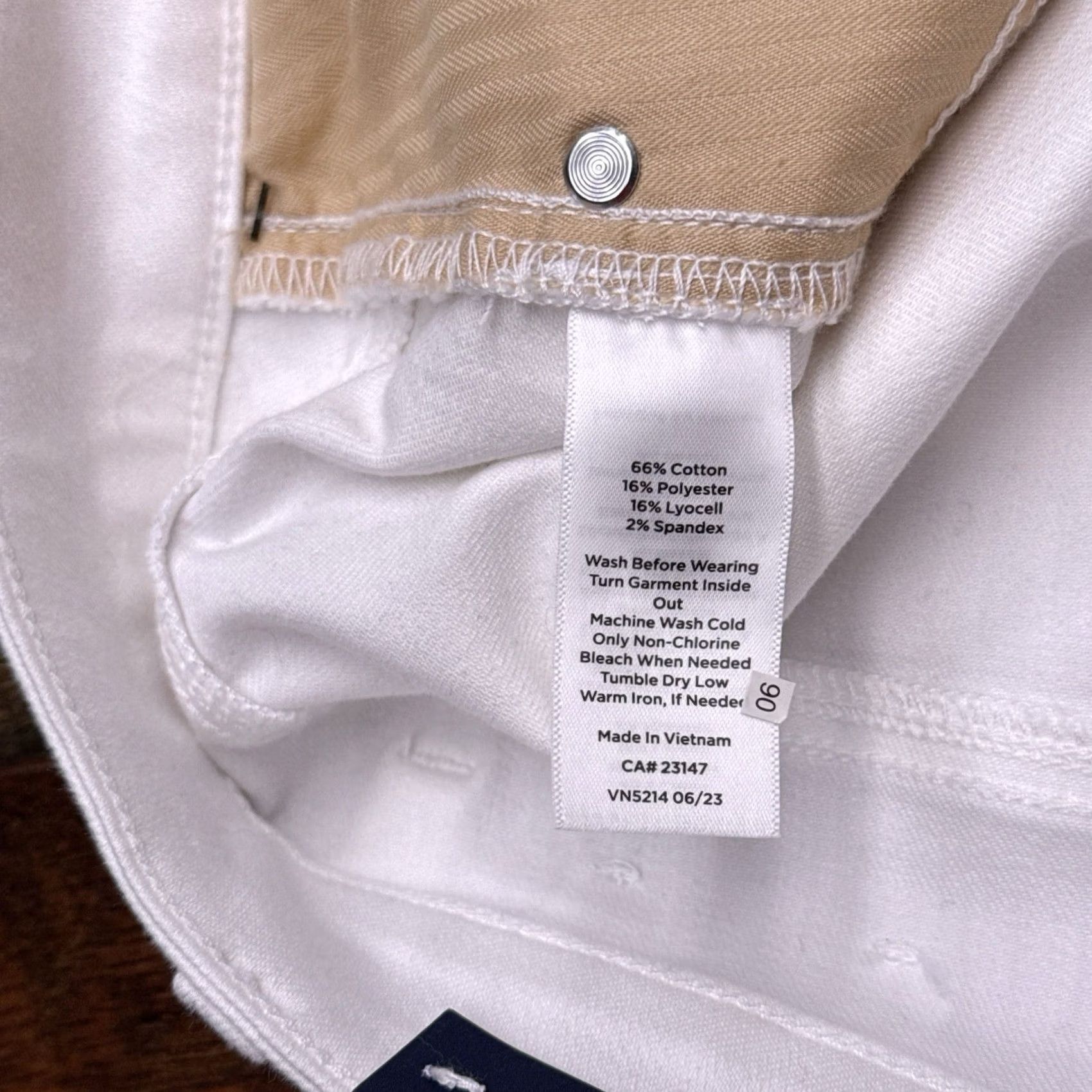 Talbots Talbots Jeans Womens 22W White High Waist Straight Leg New Size 40" / US 18 - 6 Thumbnail