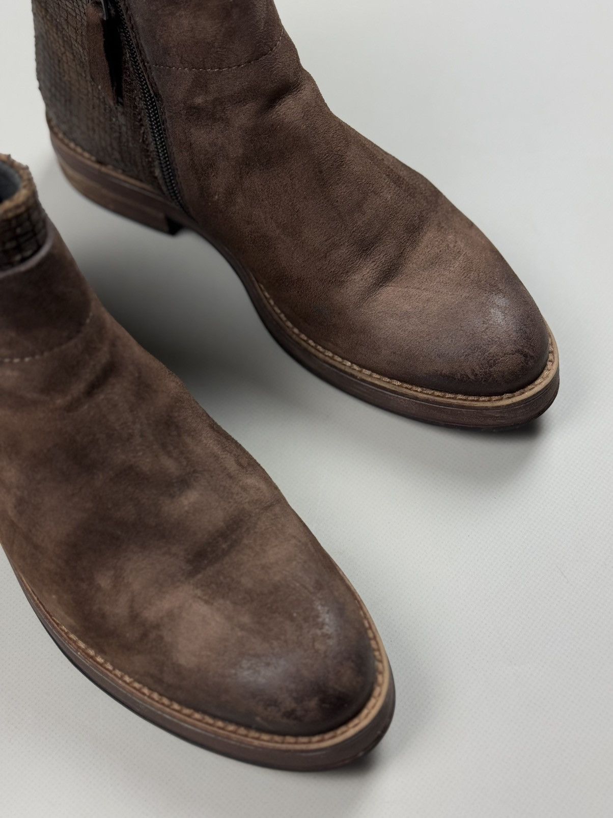 Other Mjus Ladies Avant-garde Ankle Zip Boots Shoes Size 39 / US 9 Size US 9 / IT 39 - 4 Thumbnail