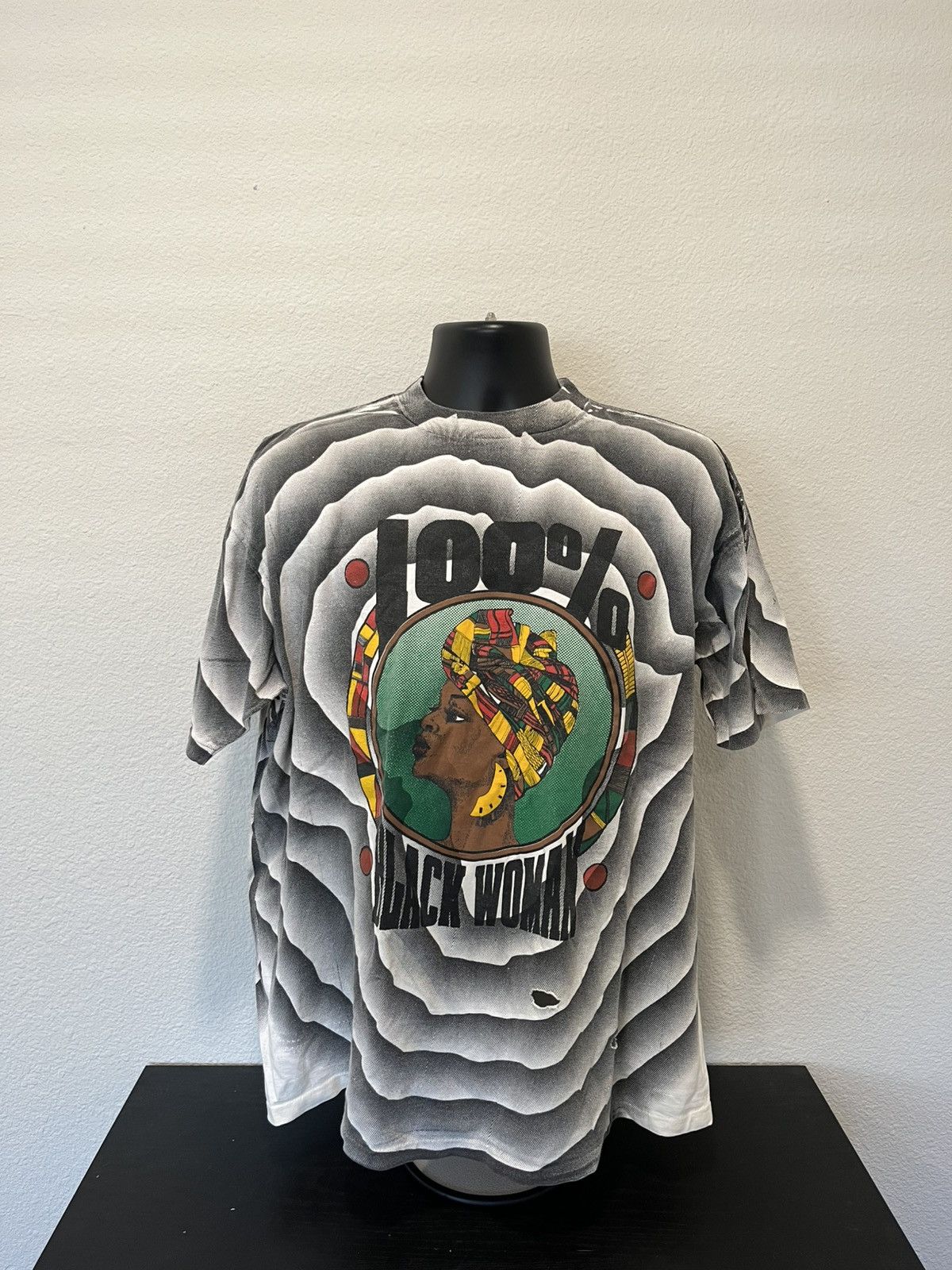 Vintage 90s 100 percent black woman aop shirt Size US XL / EU 56 / 4 - 1 Thumbnail