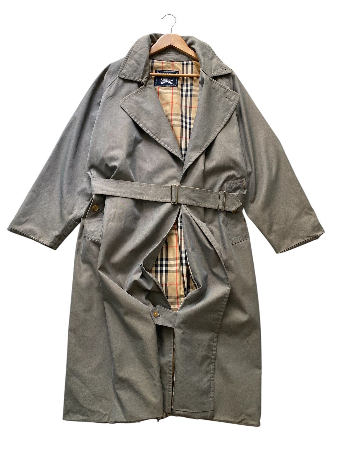 Burberry × Burberry Prorsum × Vintage Vintage BURBERRY TRENCH COAT double linning check plaid Size US L / EU 52-54 / 3 - 4 Thumbnail