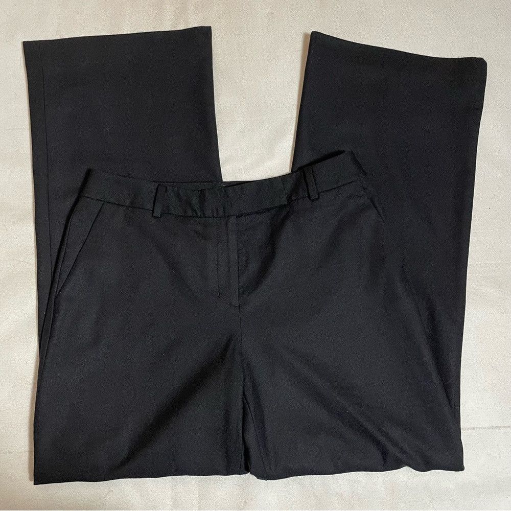 Talbots Talbots Heritage Wool Black Straight Leg Pants Size 10 Size 32" / US 10 / IT 46 - 3 Thumbnail