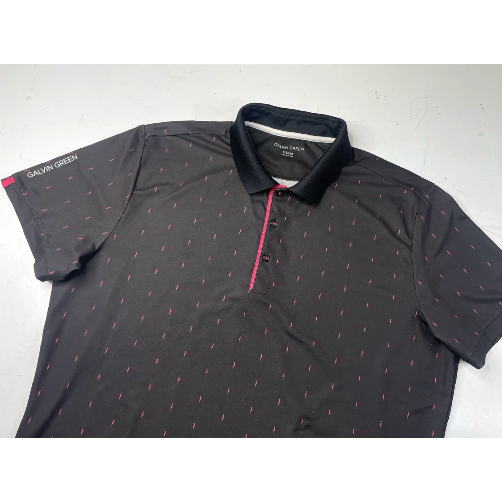 Galvin Green Galvin Green Polo Shirt Golf Ventil8+ UV Breathable 4-Season Black Mens XL Polo Shirt Size US XL / EU 56 / 4 - 2 Thumbnail