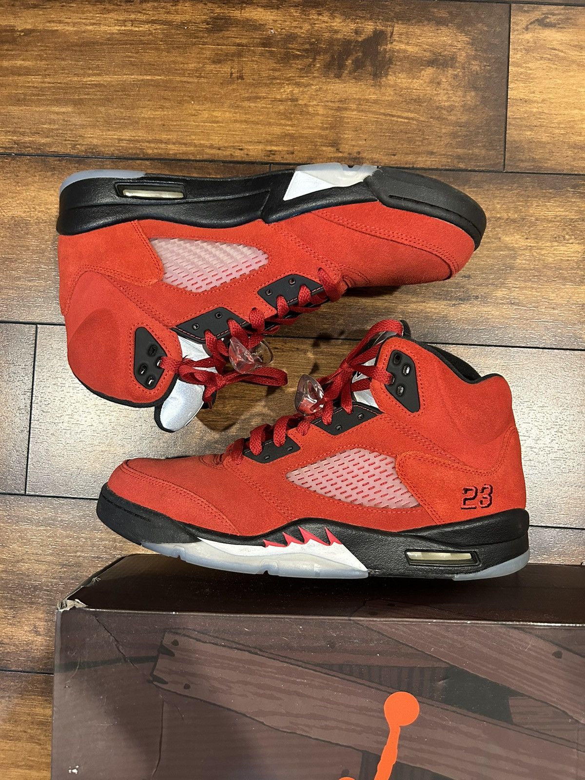image of Ragin Bulls 5 Shoes in Red, Men's (Size 11)