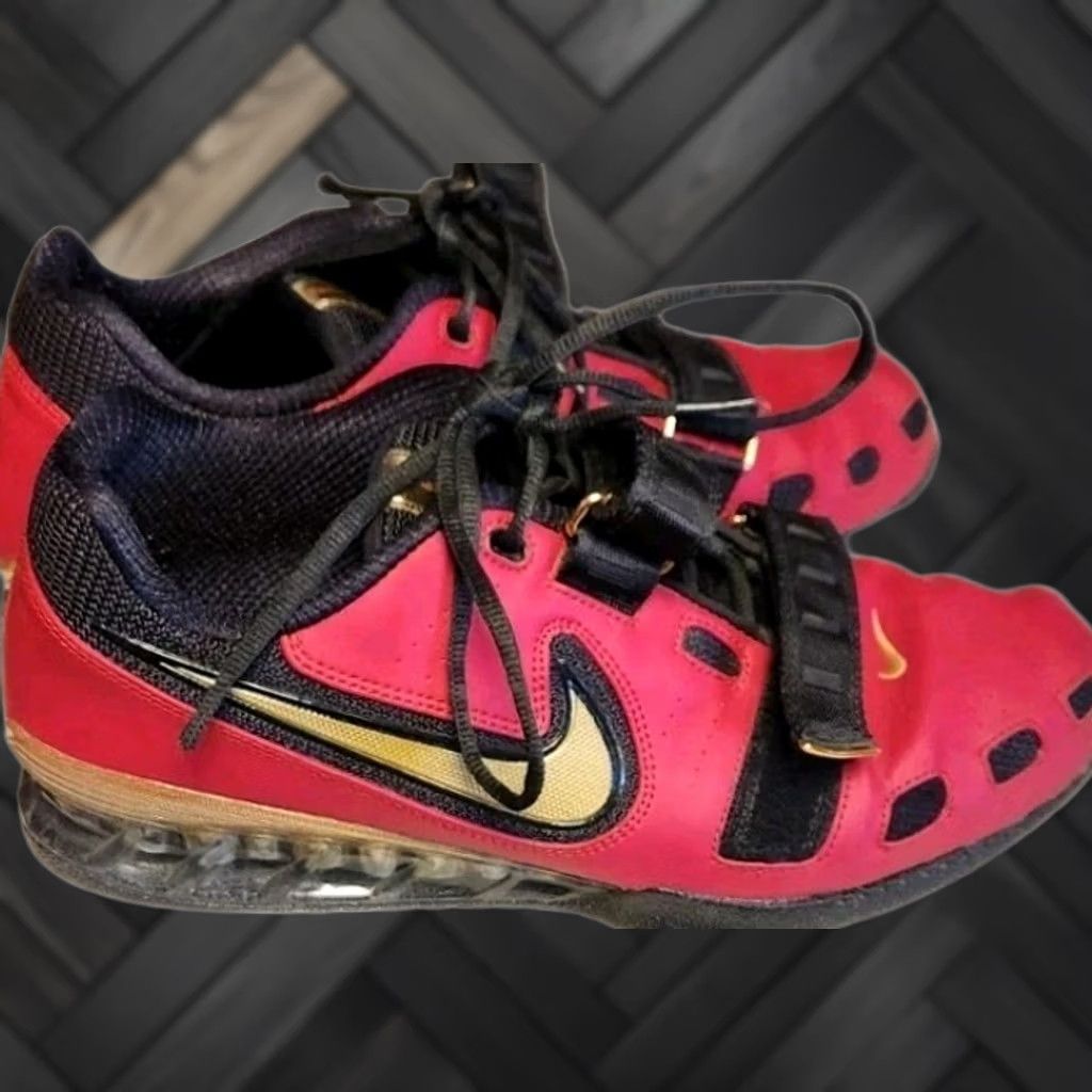 Nike Romaleos 2 Weightlifting Shoes Mens 11.5 Varsity Red Gold 476927-600 Mens weightlifting shoes Nike Romaleos 2 - Varsity Red  main image 4