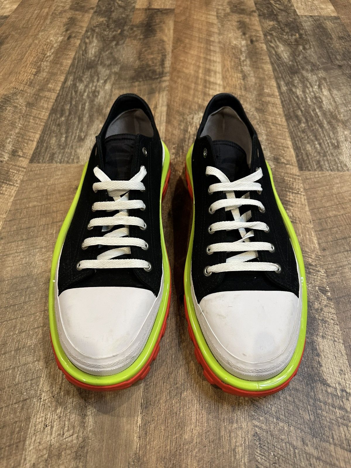 Adidas × Raf Simons Raf Simons x Adidas Detroit Runner Black Silver Slime Size US 12 / EU 45 - 2 Thumbnail