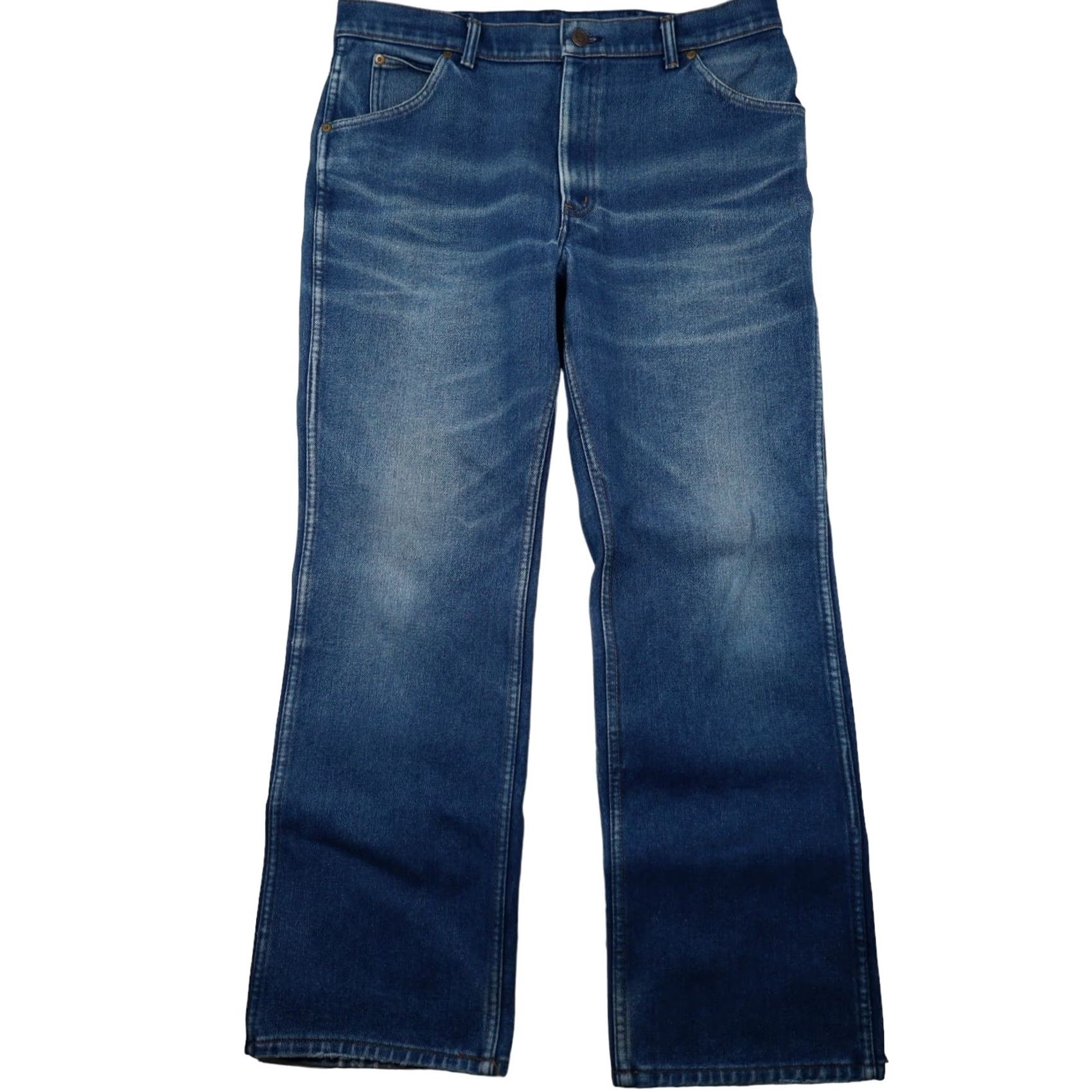 Denime VINTAGE Sheplers Jeans Blue 34x30 Flannel Lined Denim Jeans Mens Regular Size 34 Inseam 30 Size US 34 / EU 50 - 2 Thumbnail