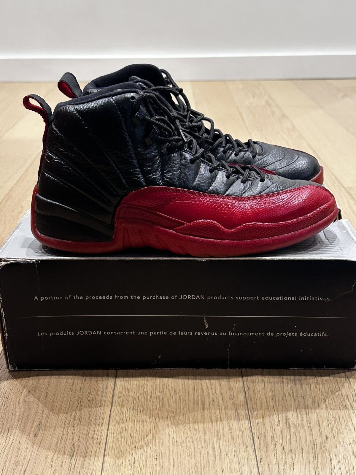 Jordan Brand Retro Air Jordan 12 Flu Game 2003 Size US 11 / EU 44 - 2 Thumbnail