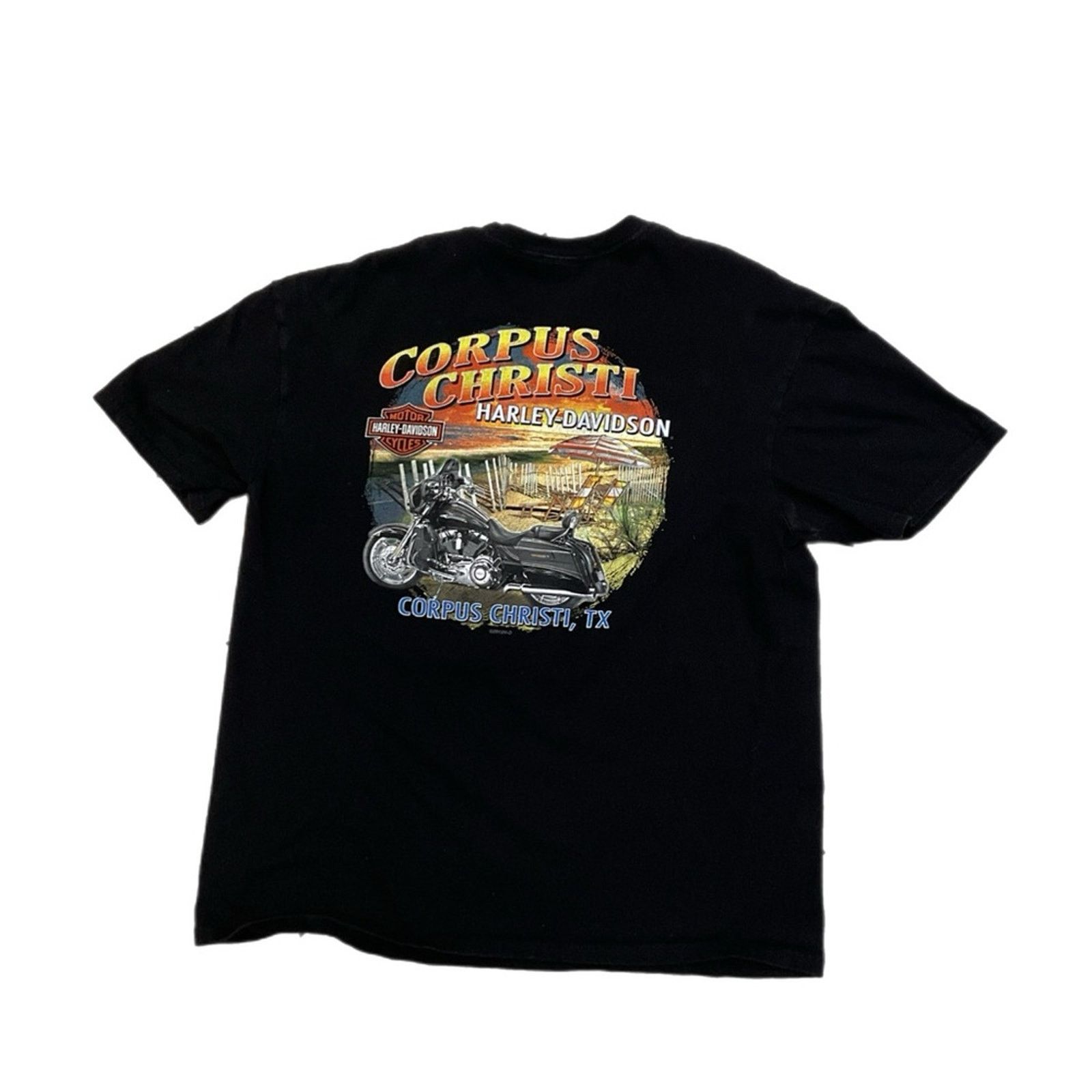 Harley Davidson Harley-Davidson Corpus Christi Graphic T-Shirt Size US XXL / EU 58 / 5 - 2 Thumbnail