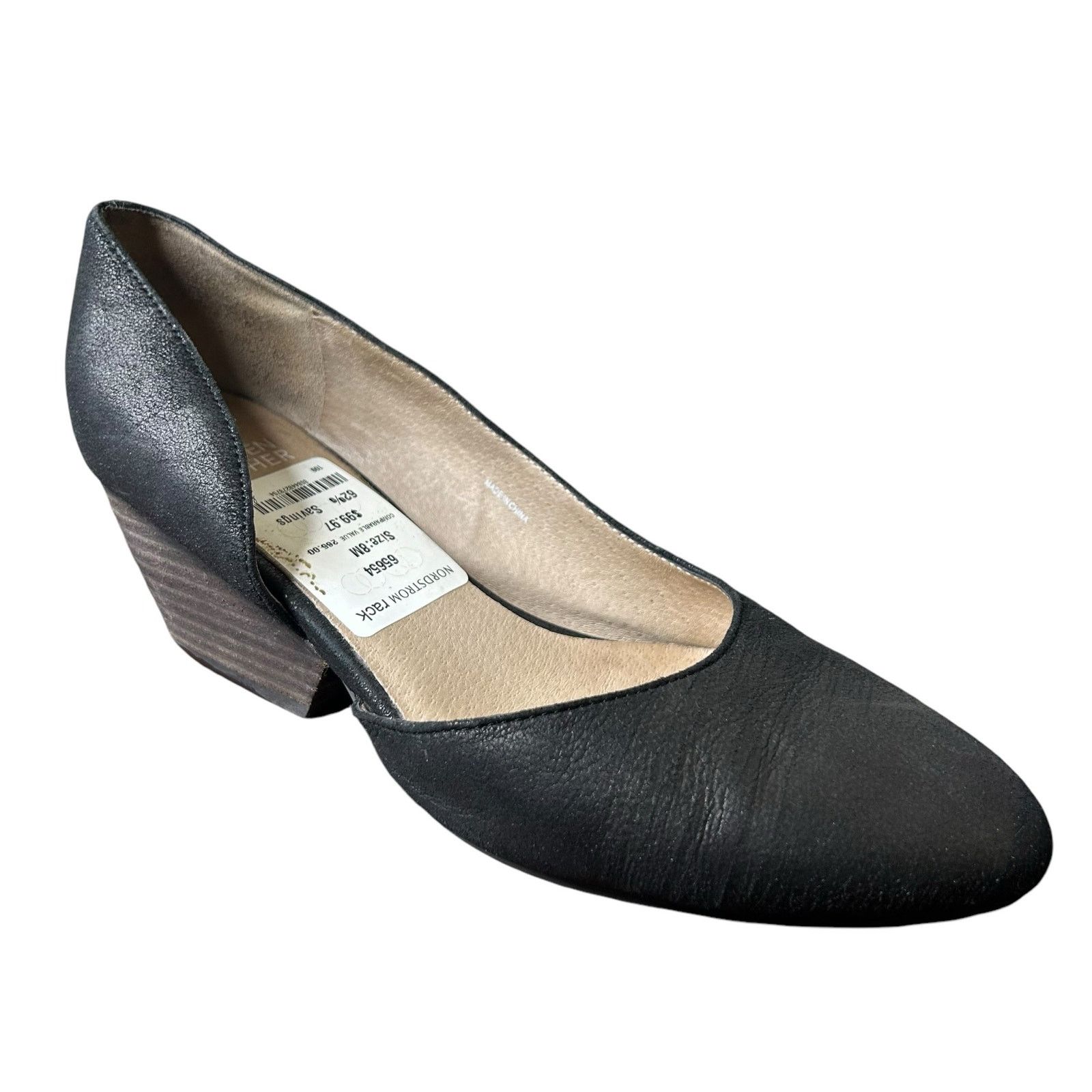 Eileen Fisher Eileen Fisher Shoes Heels Pumps Lily Black Suede Size 8 Size US 8 / IT 38 - 1 Thumbnail