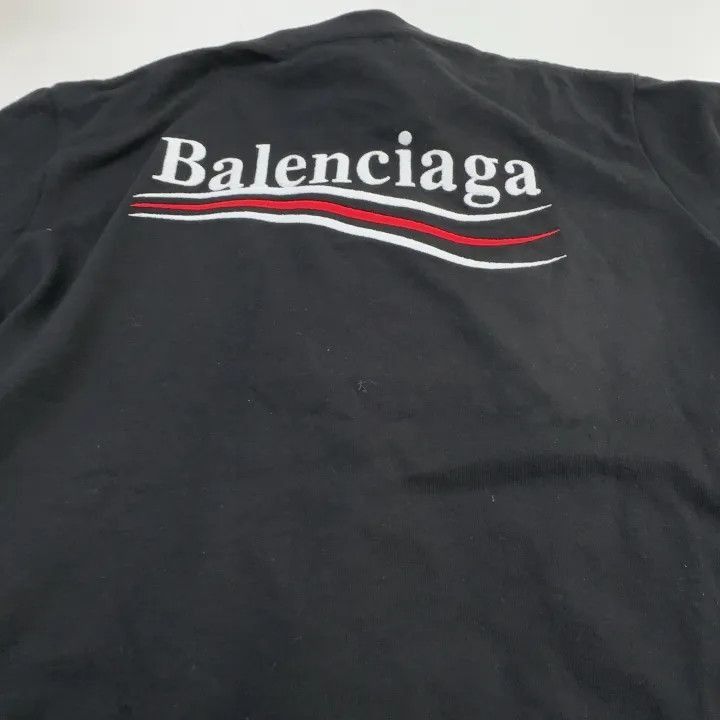 Balenciaga Balenciaga Logo Pattern Short Sleeve T-Shirt 0079-2507 Size S / US 4 / IT 40 - 6 Thumbnail