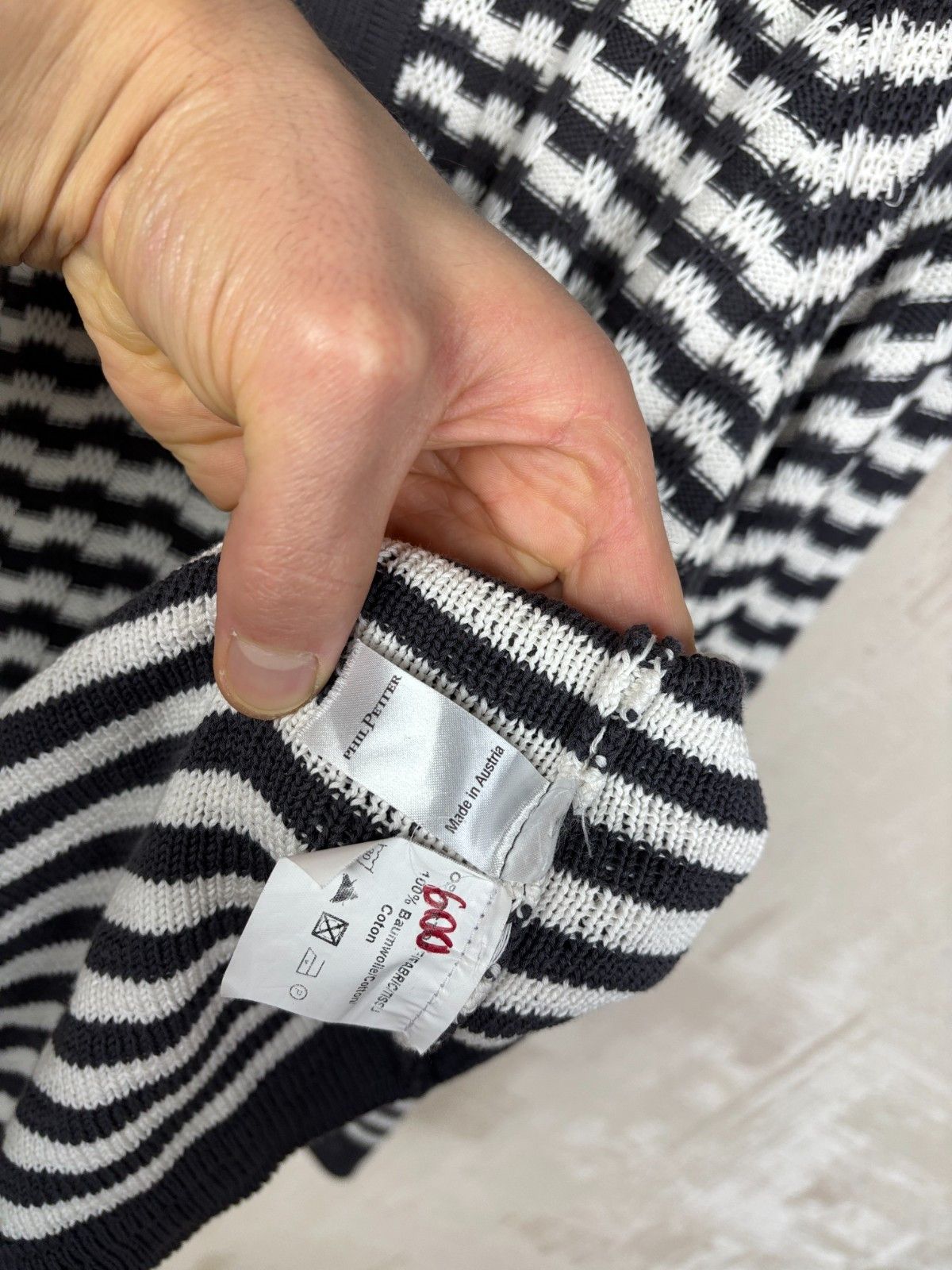 Other Phil Petter Striped Cotton Pullover Knit Sweater Size US XL / EU 56 / 4 - 11 Thumbnail