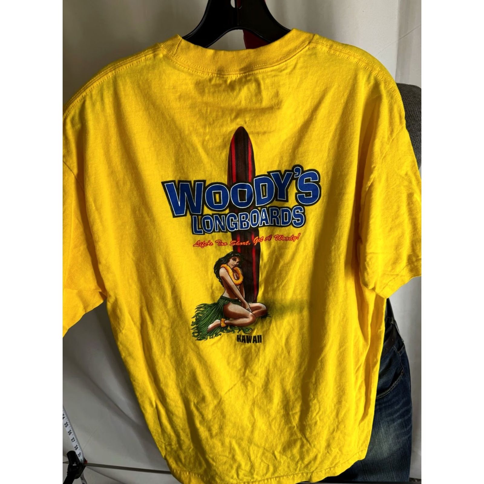 Vintage Woodys Long Boards Hawaii TEE T SHIRT Large L Mens Size US L / EU 52-54 / 3 - 6 Thumbnail