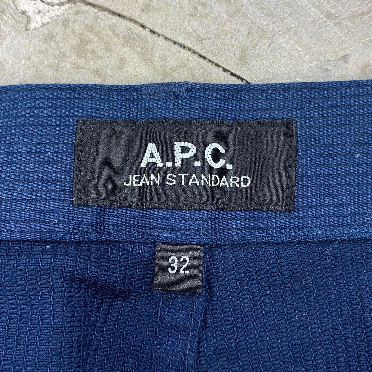 A.P.C. Jean Standard Indigo Ottoman Rib Pants Size US 32 / EU 48 - 7 Thumbnail
