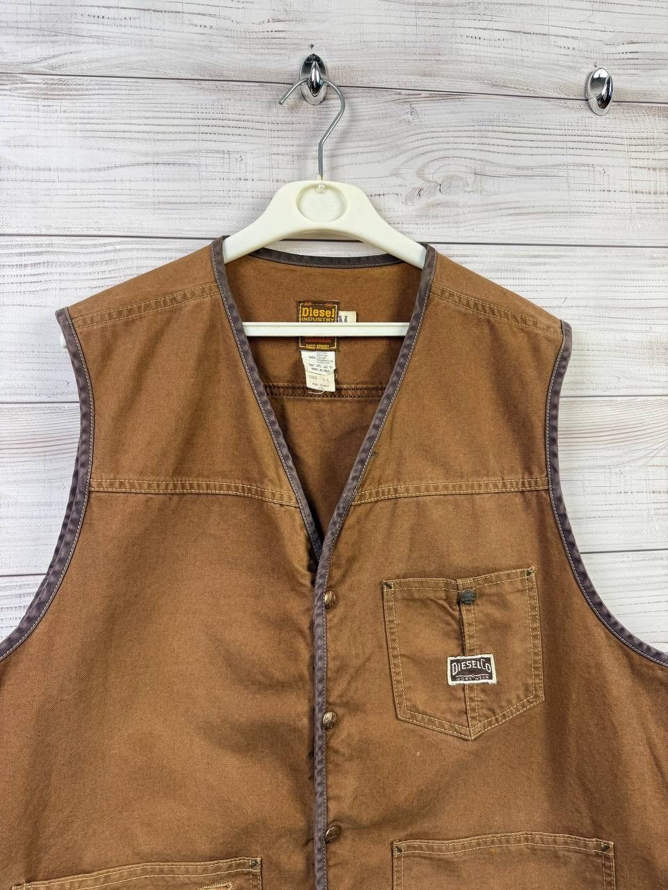Diesel 90s Vintage Diesel Vest RARE Size US M / EU 48-50 / 2 - 3 Thumbnail