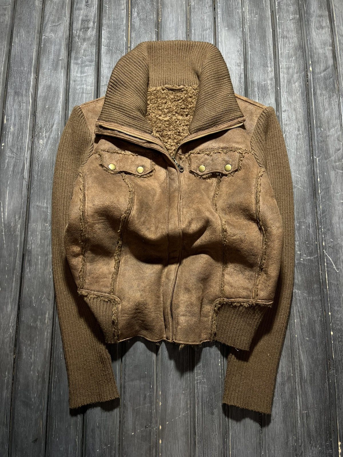 Japanese Brand Vintage Issey Miyake Pleats Please Style Sweater Fur Zip 90s Size M / US 6-8 / IT 42-44 - 2 Thumbnail