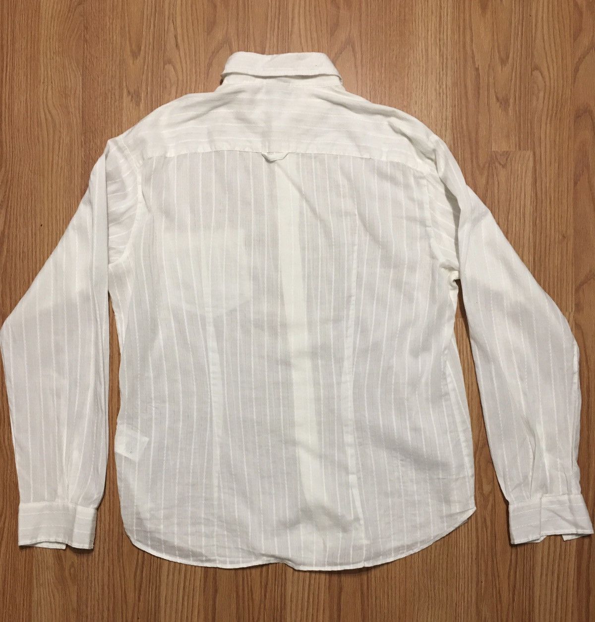 Dolce & Gabbana Dolce & Gabbana White Embroidered Men Shirt Size 38/52 Size US L / EU 52-54 / 3 - 7 Thumbnail