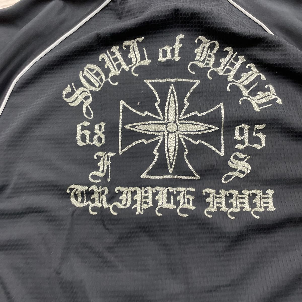Other Black Short Sleeve Track Jacket Size US L / EU 52-54 / 3 - 5 Thumbnail