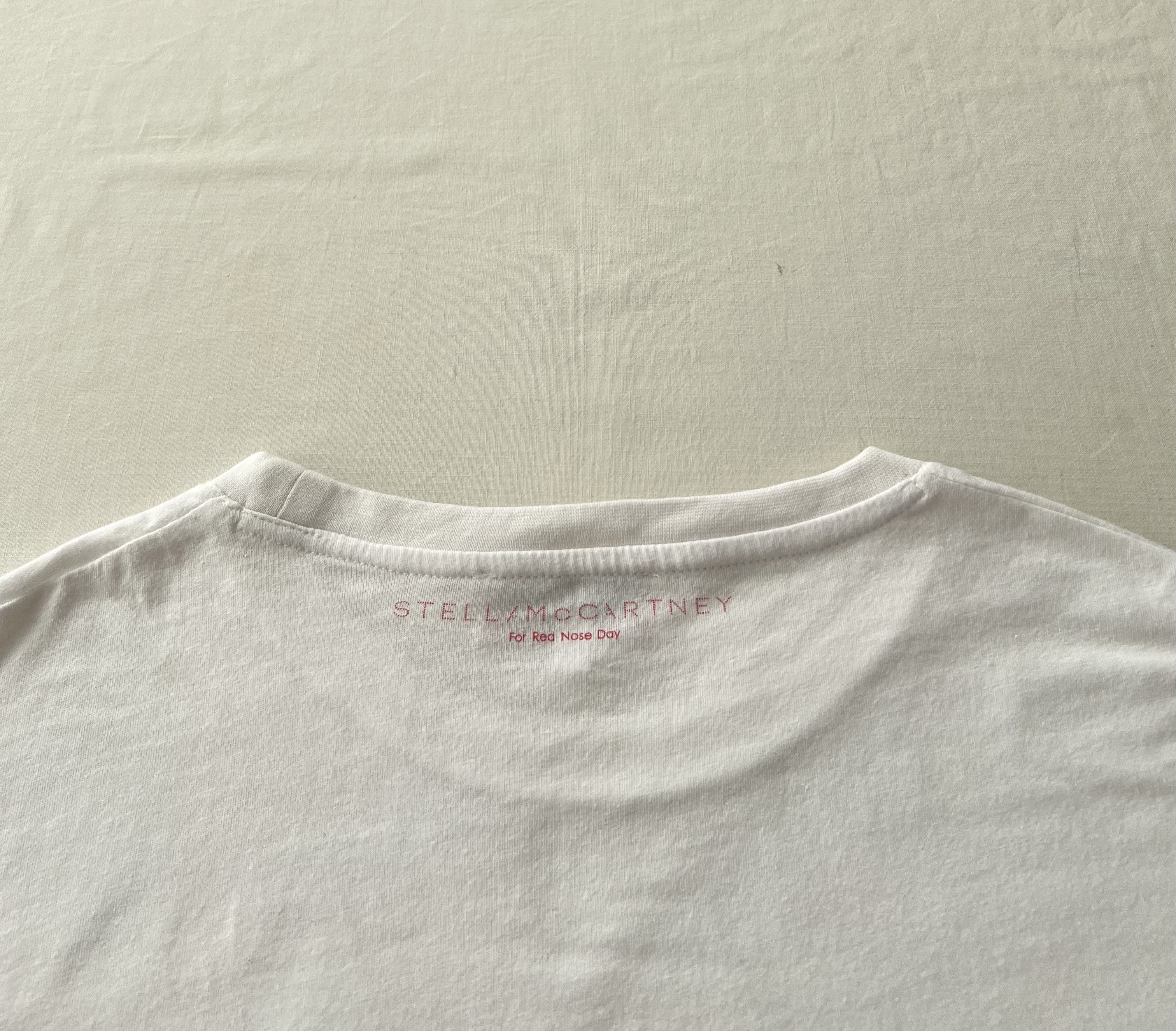 Stella McCartney Stella McCartney Comic Relief Red Nose Day White T-shirt Size US M / EU 48-50 / 2 - 14 Thumbnail