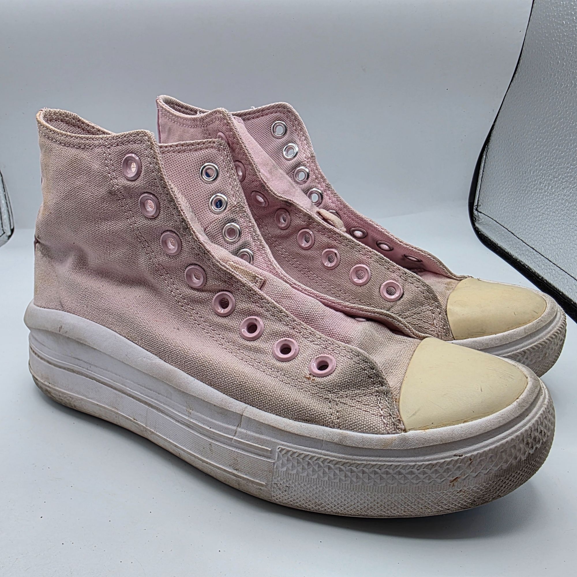 Converse Converse All Star Move Womens Size 8.5 Pink Platform Shoes A Size US 8.5 / IT 38.5 - 1 Thumbnail