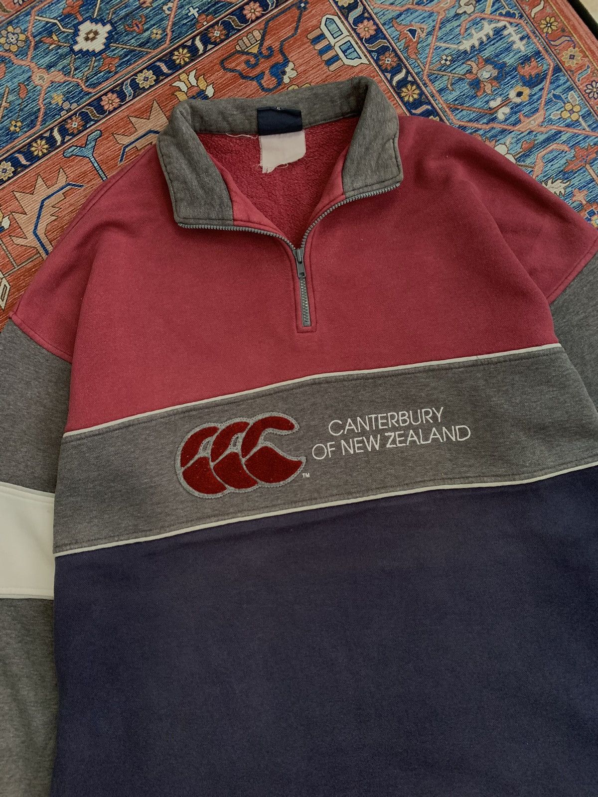 Canterbury of New Zealand SWEATER HALF ZIPPER CANTERBURY 3TONE Size US L / EU 52-54 / 3 - 2 Thumbnail