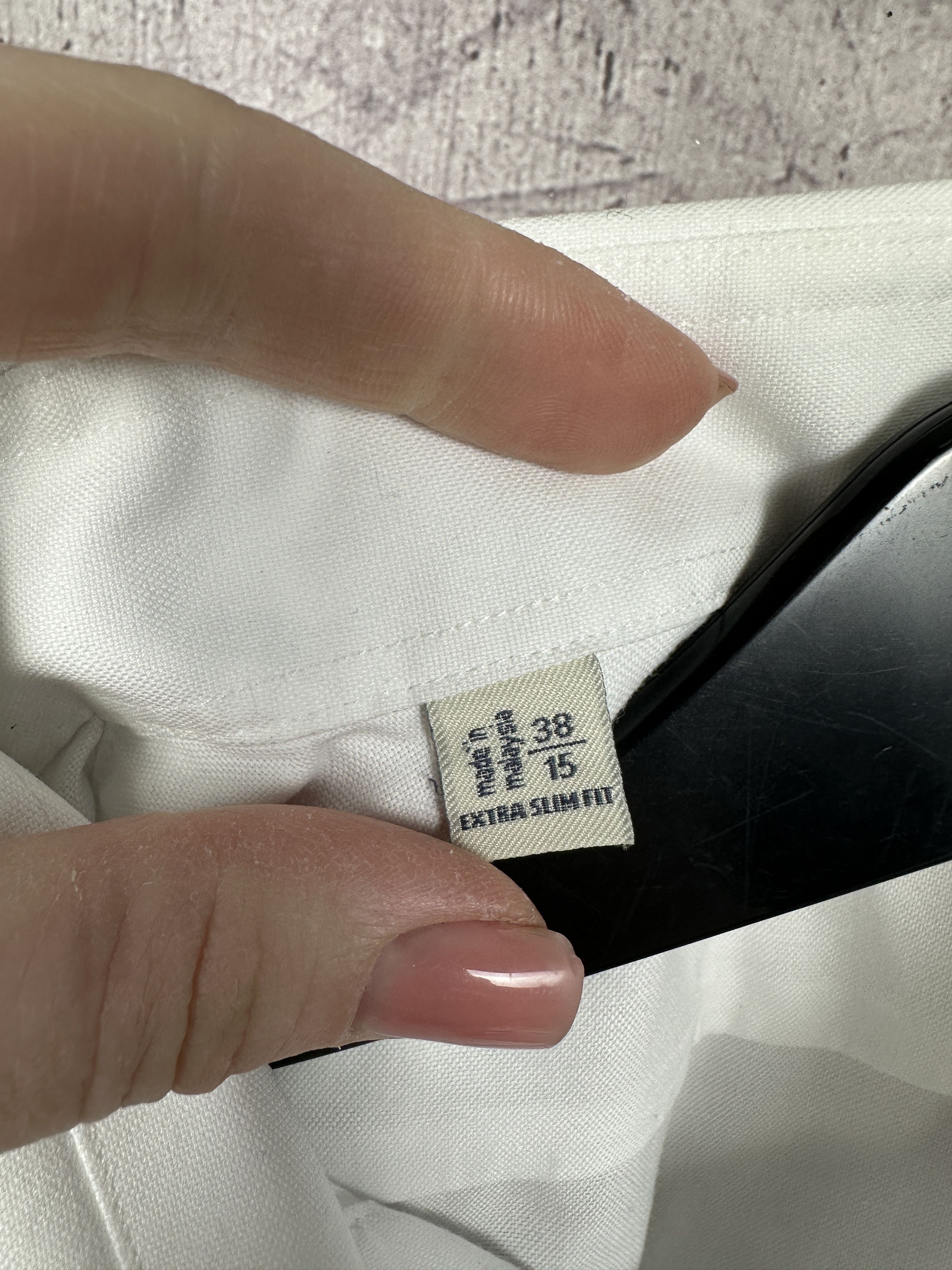 Suitsupply SuitSupply Traveller Mens White Dress Shirt Slim Fit Size US M / EU 48-50 / 2 - 4 Thumbnail