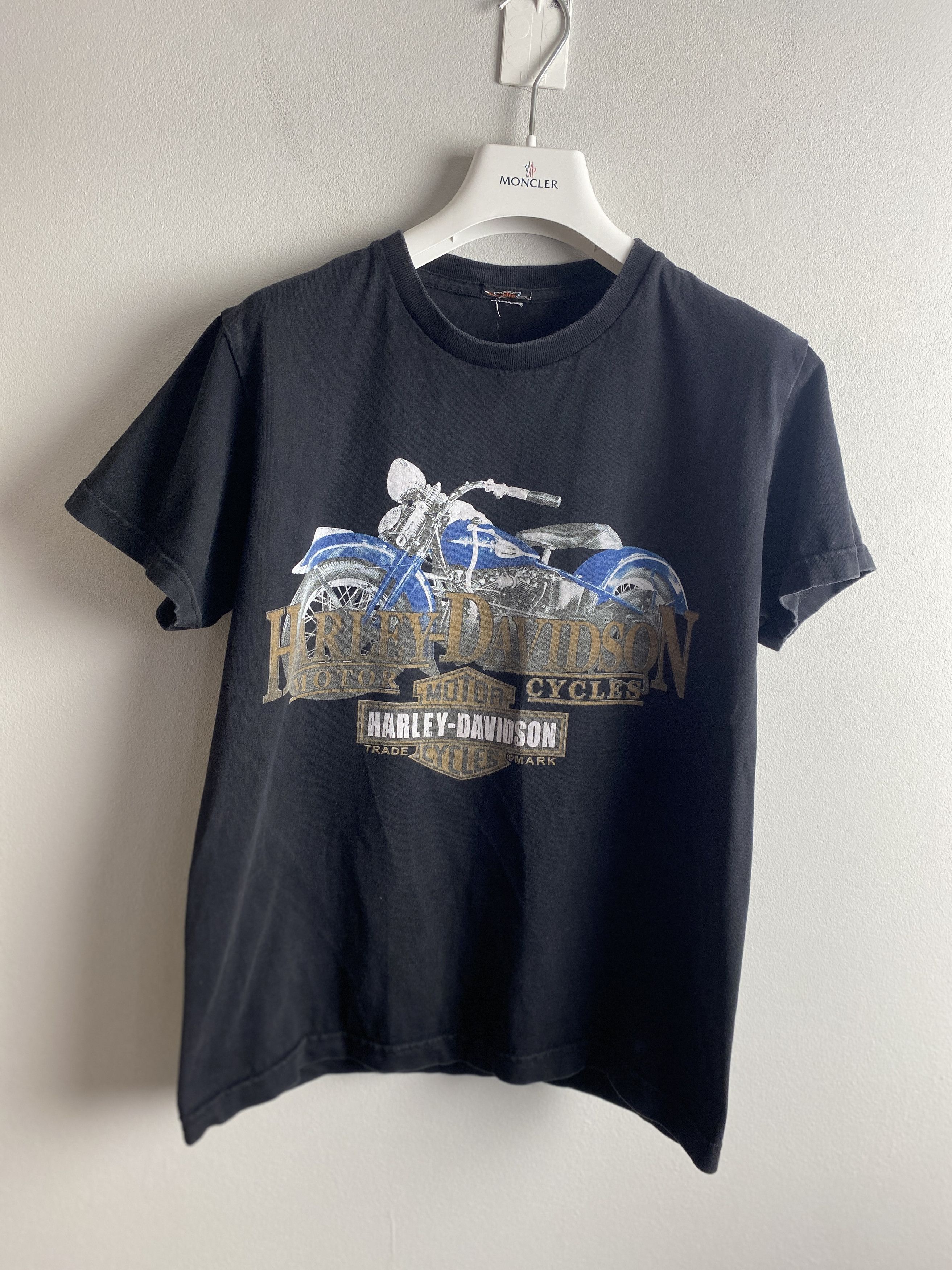 Harley Davidson × Vintage Harley Davidson big logo vintage t-shirt tee printed Size M / US 6-8 / IT 42-44 - 1 Thumbnail