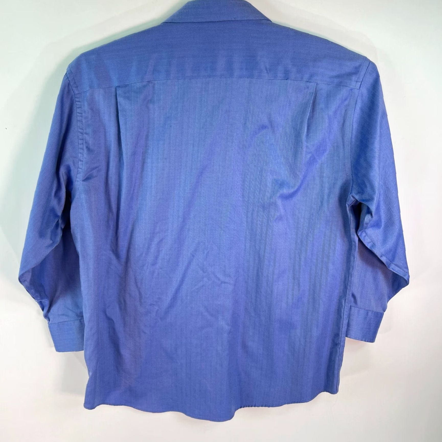 Joseph Joseph And Feiss Button Up Shirt Mens Long Sleeve Blue 17 32 Regular Size 17 Size US XL / EU 56 / 4 - 6 Thumbnail