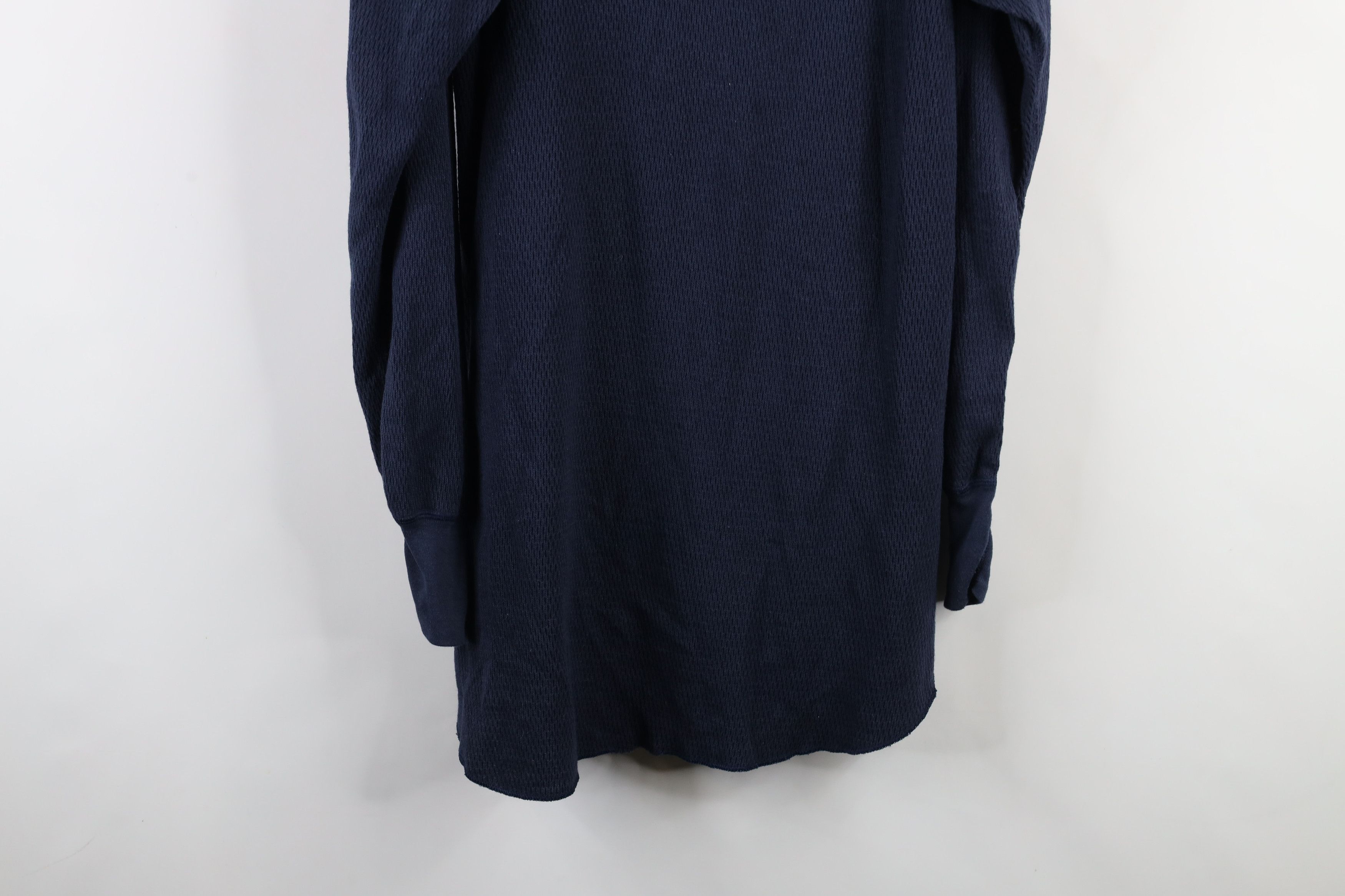 Vintage Vintage 90s Streetwear Waffle Knit Long Sleeve T-Shirt Size US XXL / EU 58 / 5 - 9 Thumbnail