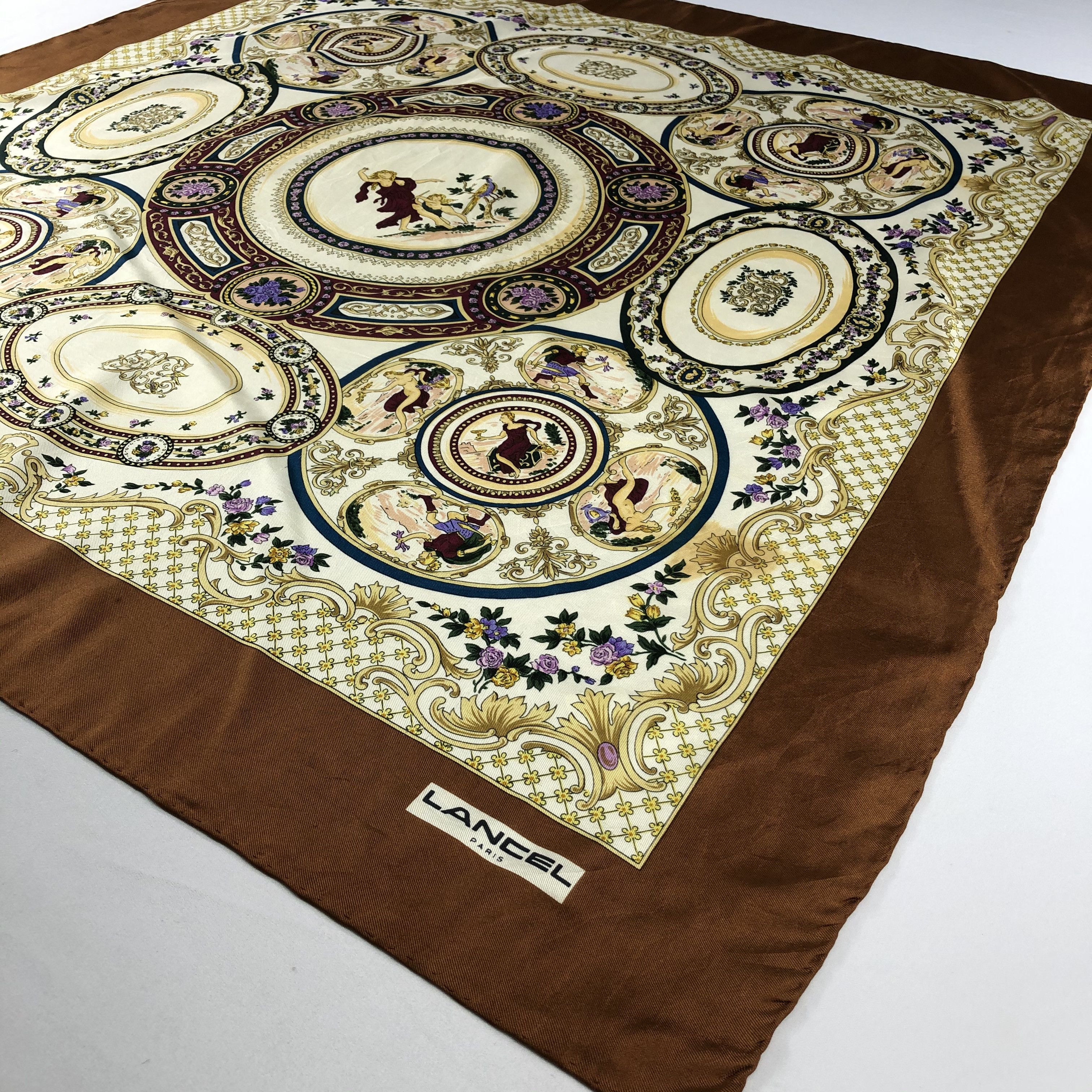 Vintage Lancel silk Scarf