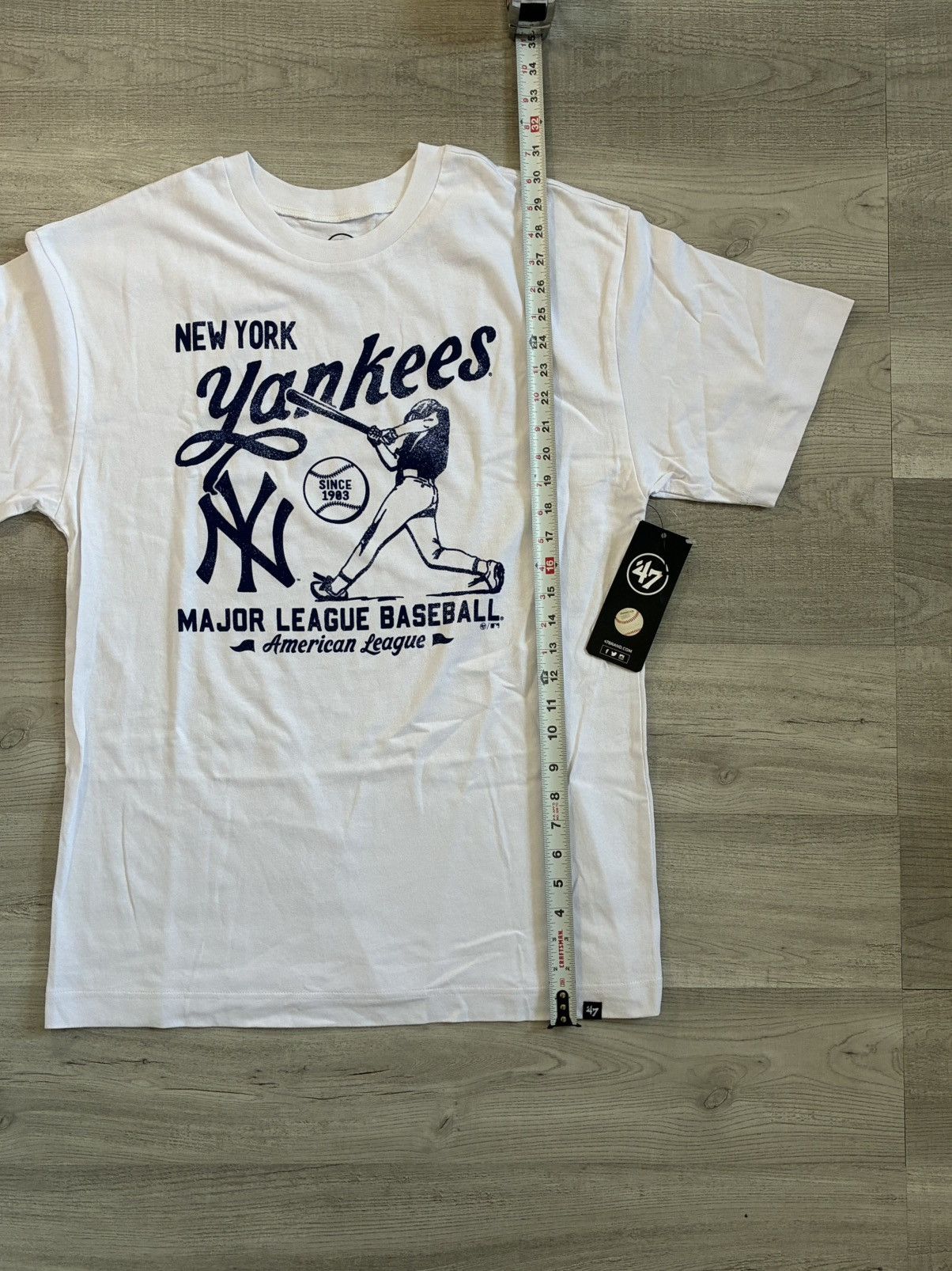47 Brand New York Yankees Graphic Tee Size US L / EU 52-54 / 3 - 8 Thumbnail