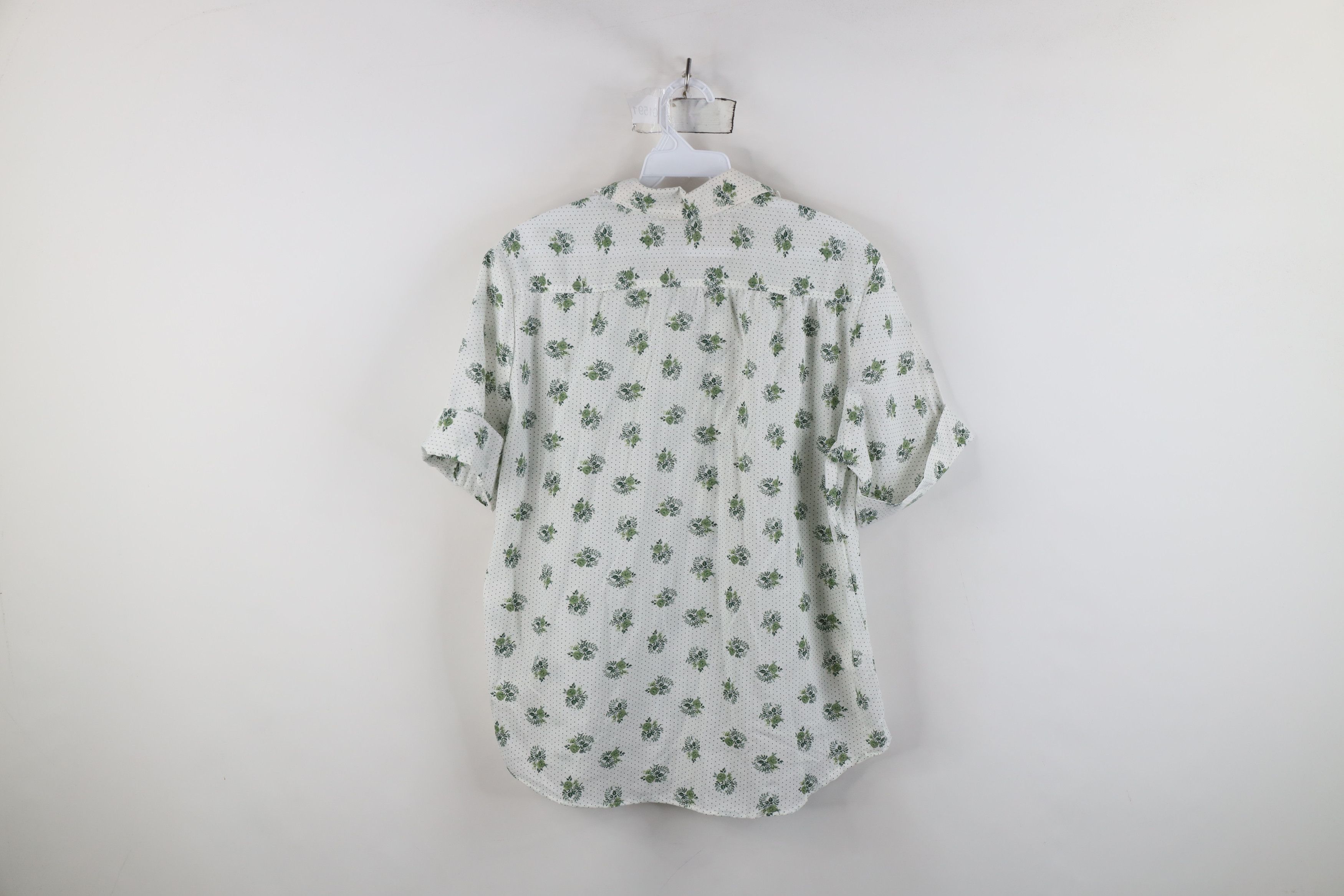 Vintage Vintage 60s 70s Rockabilly Flower Collared Button Shirt Size L / US 10 / IT 46 - 10 Thumbnail