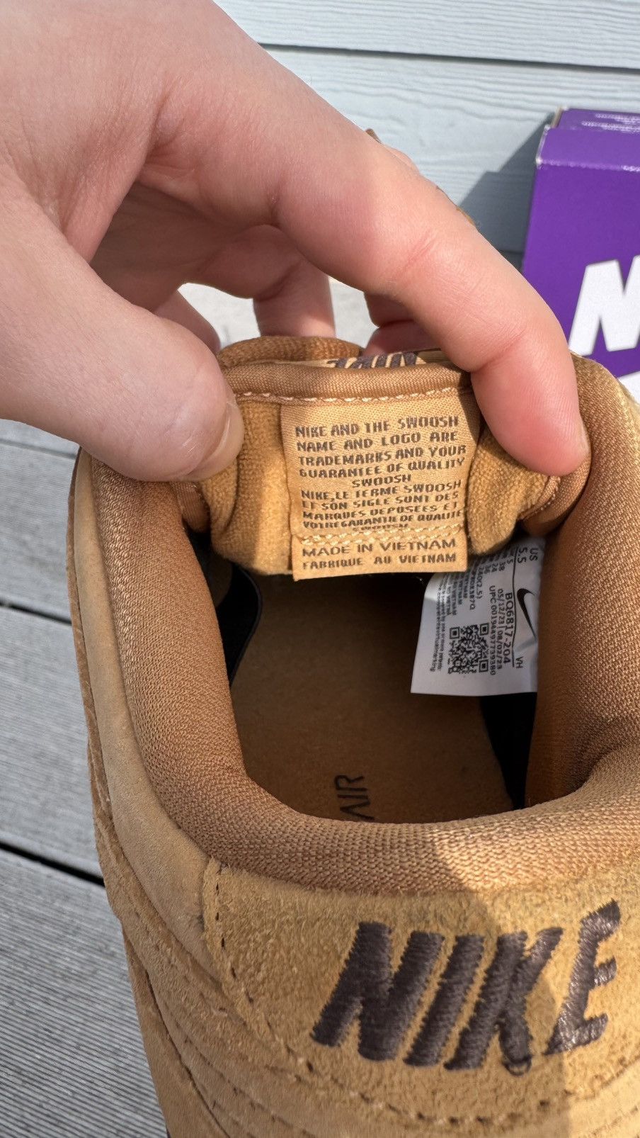 Nike SB Nike SB Dunk Low - Wheat Size US 5.5 / EU 38 - 10 Thumbnail