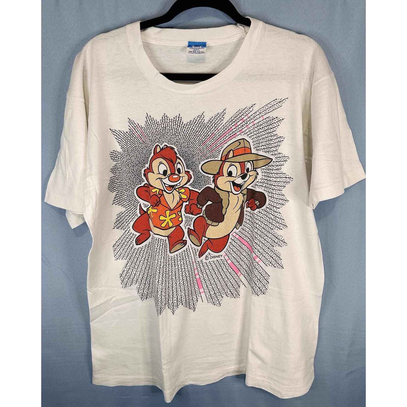 Disney Vintage Chip n Dale Rescue Rangers Disney Tee Size US XL / EU 56 / 4 - 6 Thumbnail