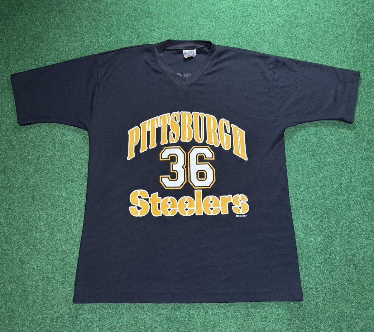 Vintage Vintage 90s Jerome Bettis Steelers 1/2 Sleeve Large Tshirt Size US L / EU 52-54 / 3 - 1 Thumbnail