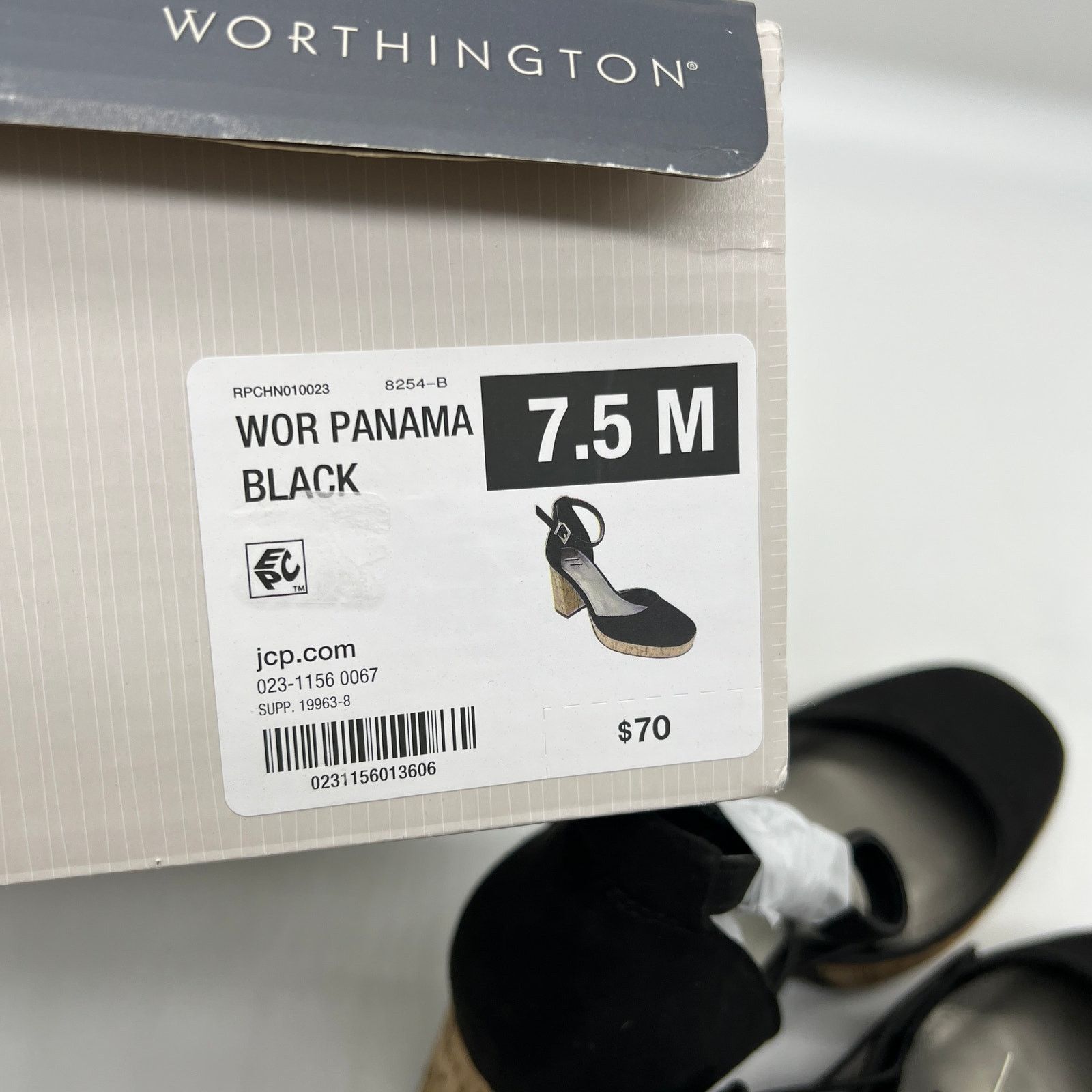 Other Worthington Womens Panama Block Heel Pumps 7.5 Size US 7.5 / IT 37.5 - 8 Thumbnail