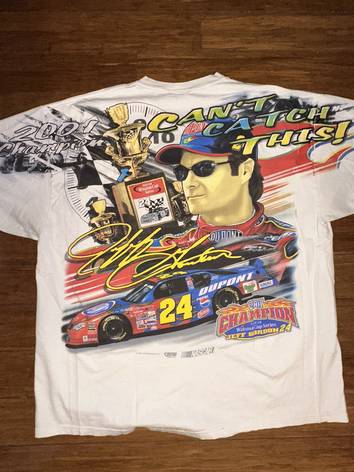 NASCAR 2001 jeff gordon all over print t shirt Size US XL / EU 56 / 4 - 3 Thumbnail