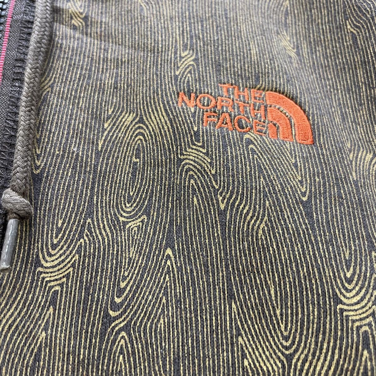 The North Face 💥Vintage TNF The North Face Wood Grain Bamboo Zip Up Size US M / EU 48-50 / 2 - 10 Thumbnail