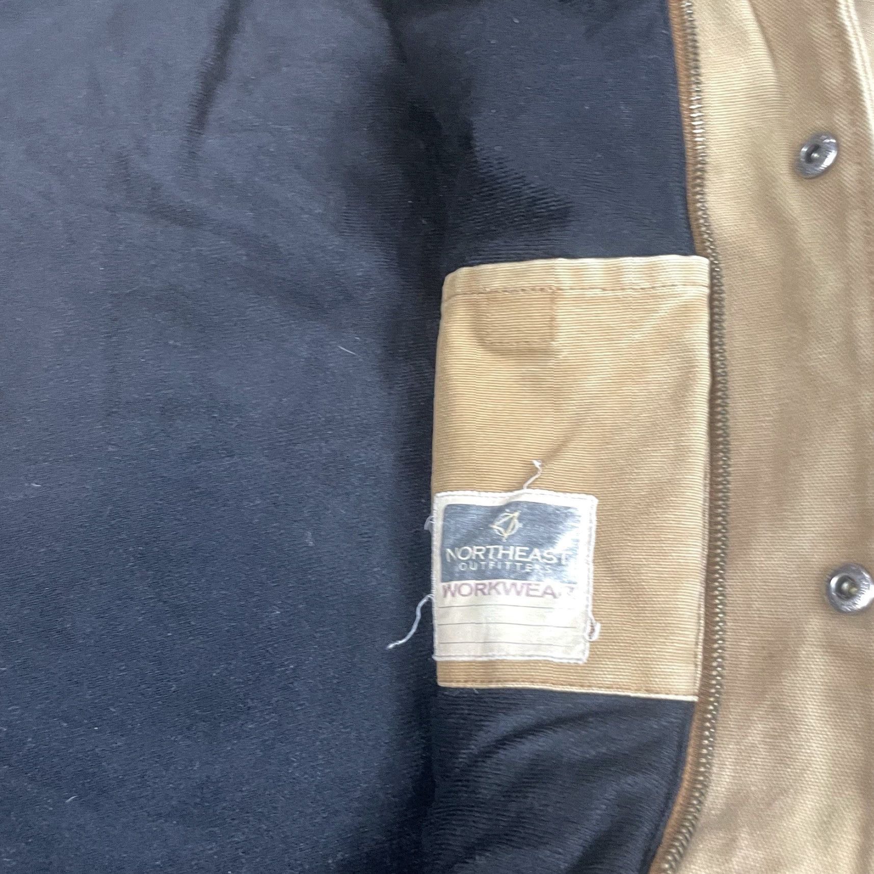 Vintage Northeast Outfitters Jacket Adult XL Beige Workwear Thinsulate Lined Duck Canvas Size US XL / EU 56 / 4 - 6 Thumbnail