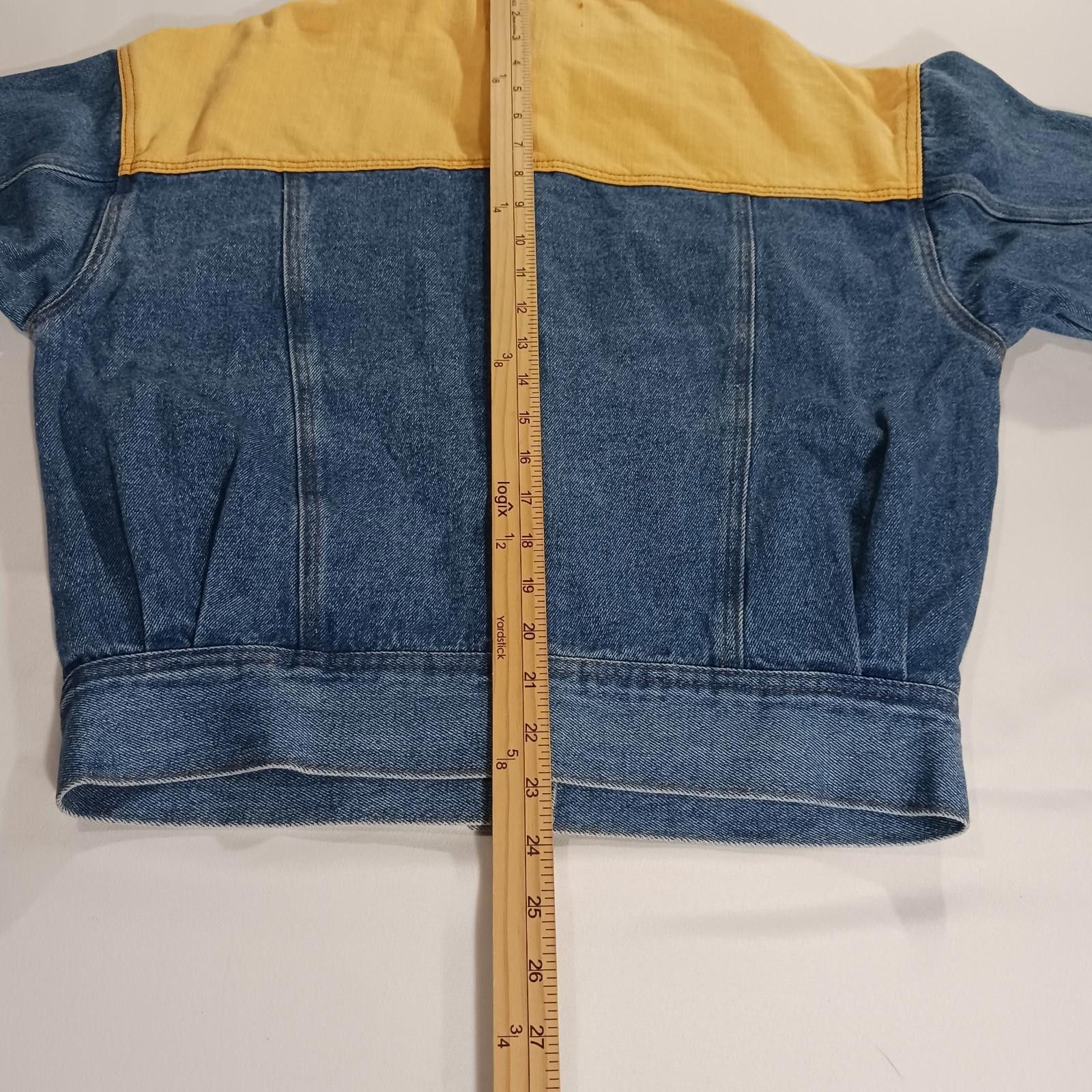 Kirkland Signature Signature 8 Colorbloc S5600 Women Blue Yellow Denim Jacket S Size S / US 4 / IT 40 - 6 Thumbnail