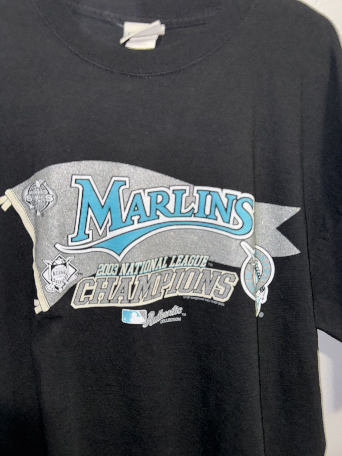 Vintage Vintage 2003 Florida Marlins Tee Size US M / EU 48-50 / 2 - 2 Thumbnail